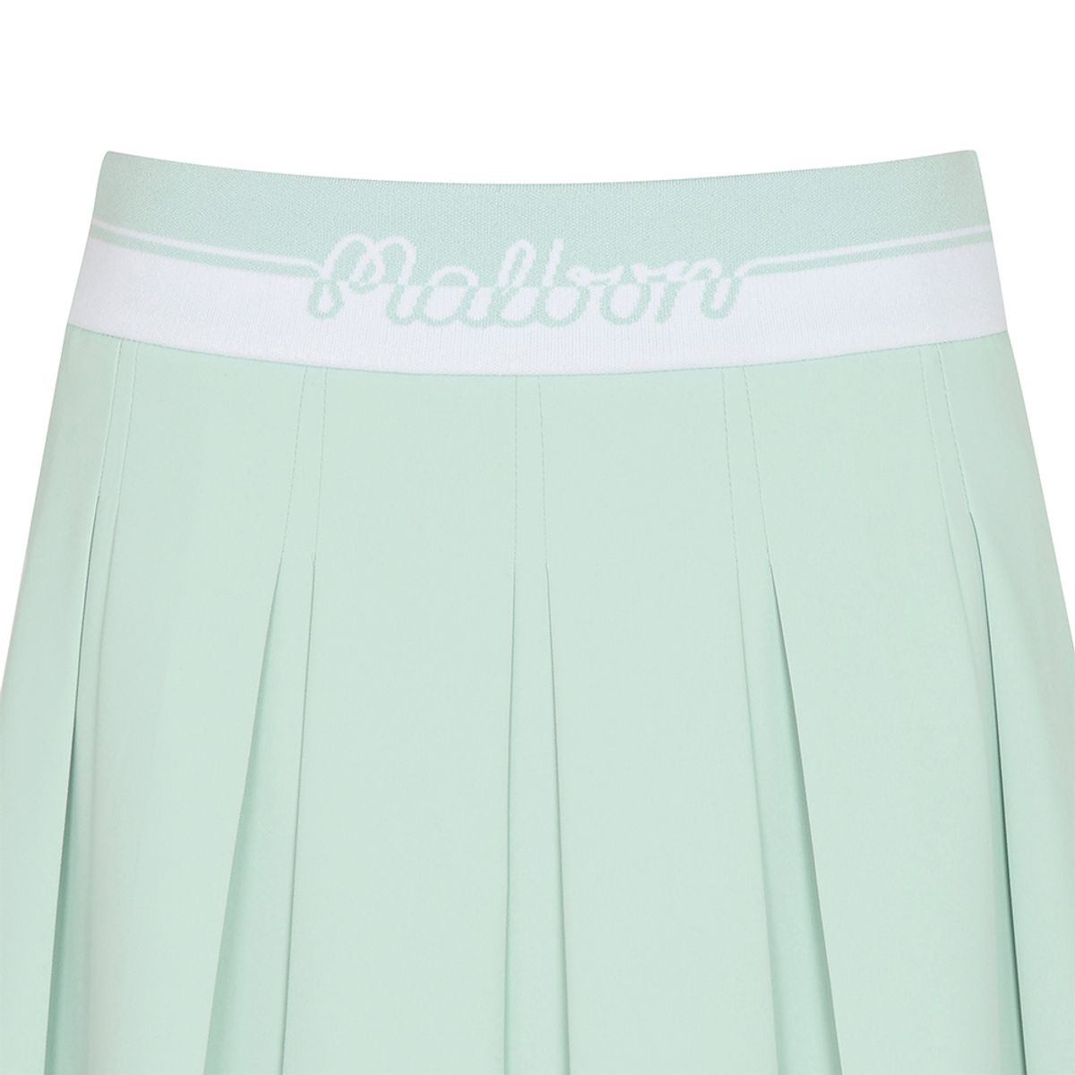 말본 골프(MALBON GOLF) 와이드 로고 밴딩 플리츠 스커트 LIGHT MINT (WOMAN)