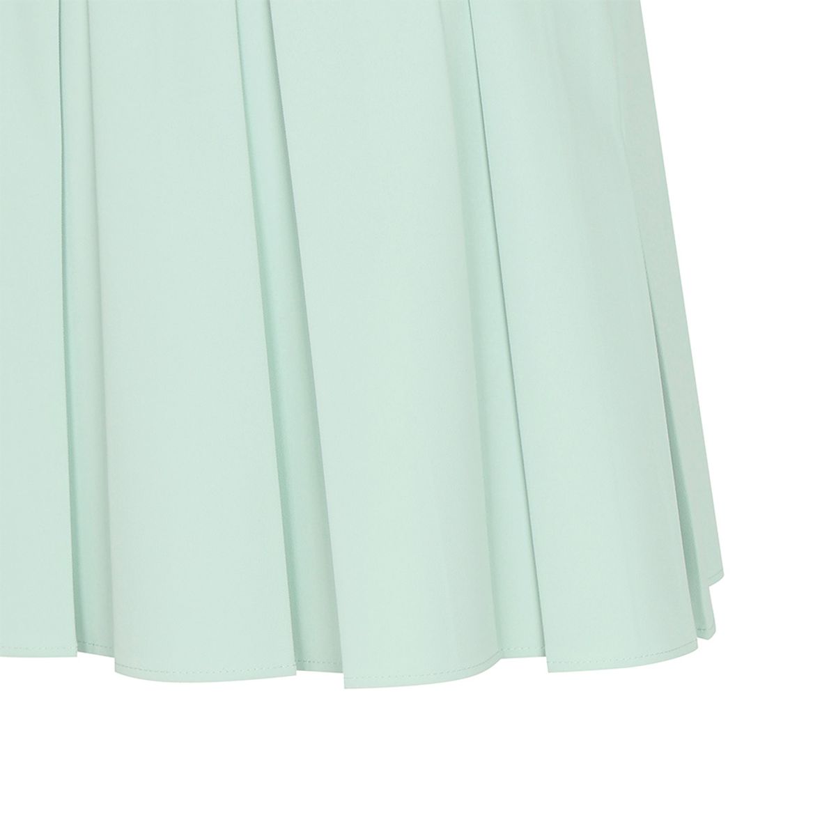 말본 골프(MALBON GOLF) 와이드 로고 밴딩 플리츠 스커트 LIGHT MINT (WOMAN)