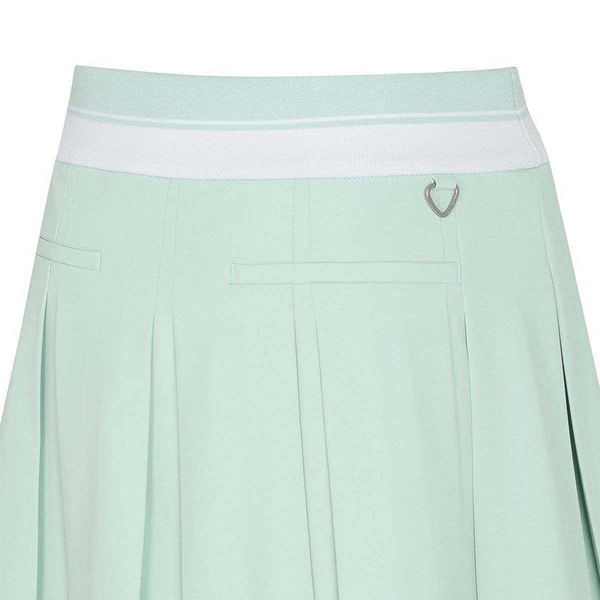 말본 골프(MALBON GOLF) 와이드 로고 밴딩 플리츠 스커트 LIGHT MINT (WOMAN)
