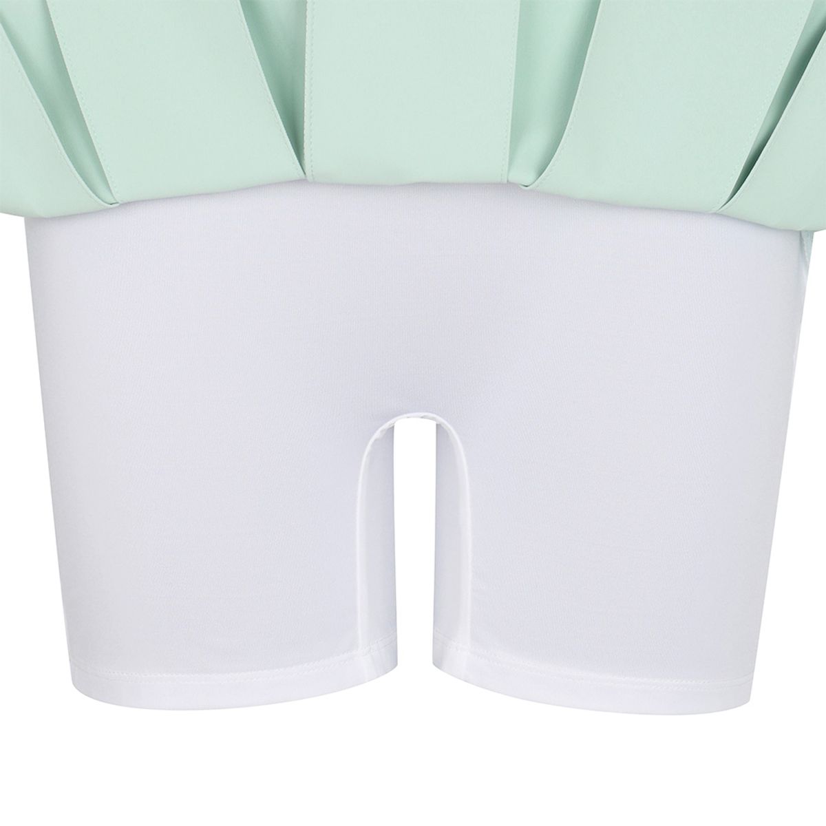 말본 골프(MALBON GOLF) 와이드 로고 밴딩 플리츠 스커트 LIGHT MINT (WOMAN)