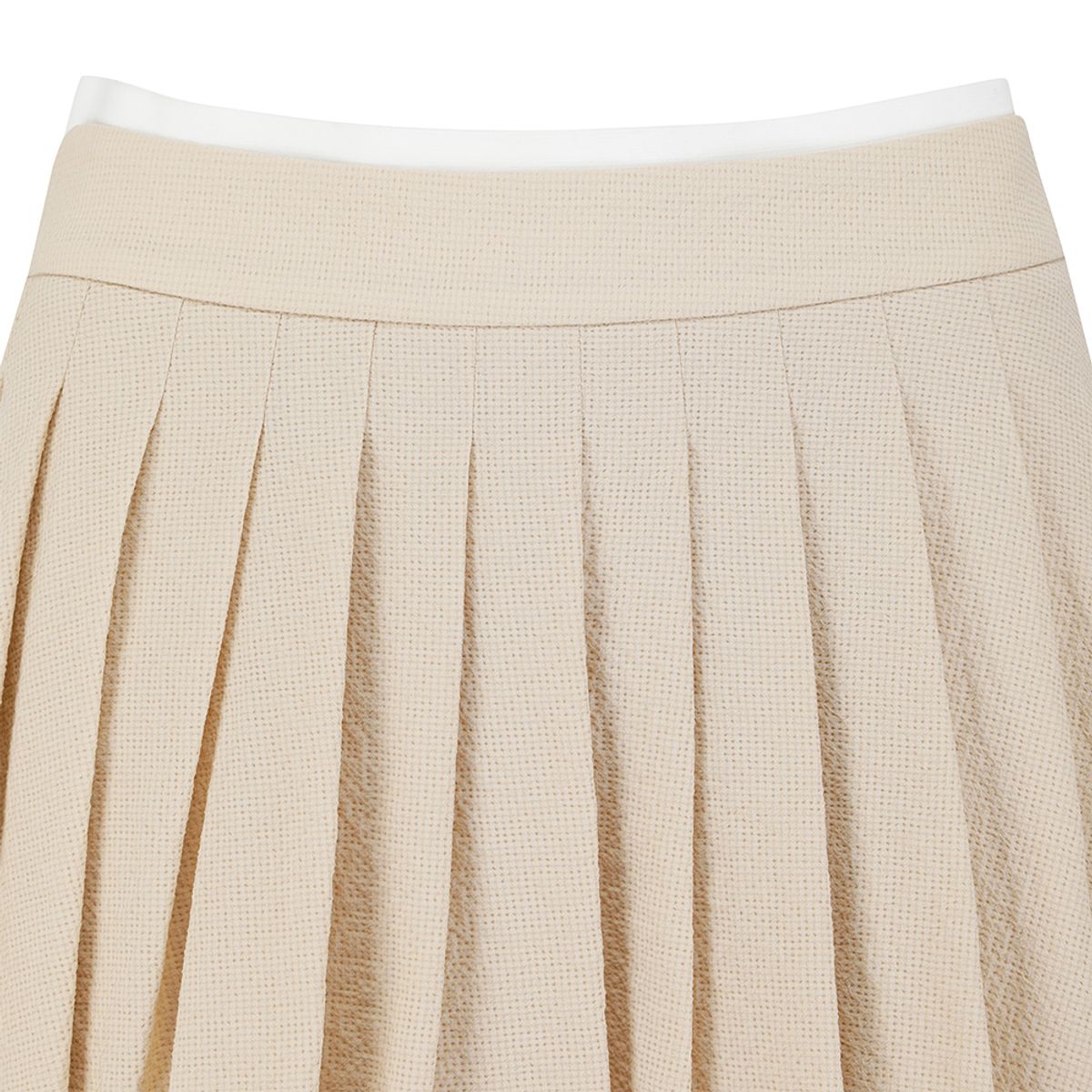 말본 골프(MALBON GOLF) 썸머 경량 플리츠 스커트 BEIGE (WOMAN)