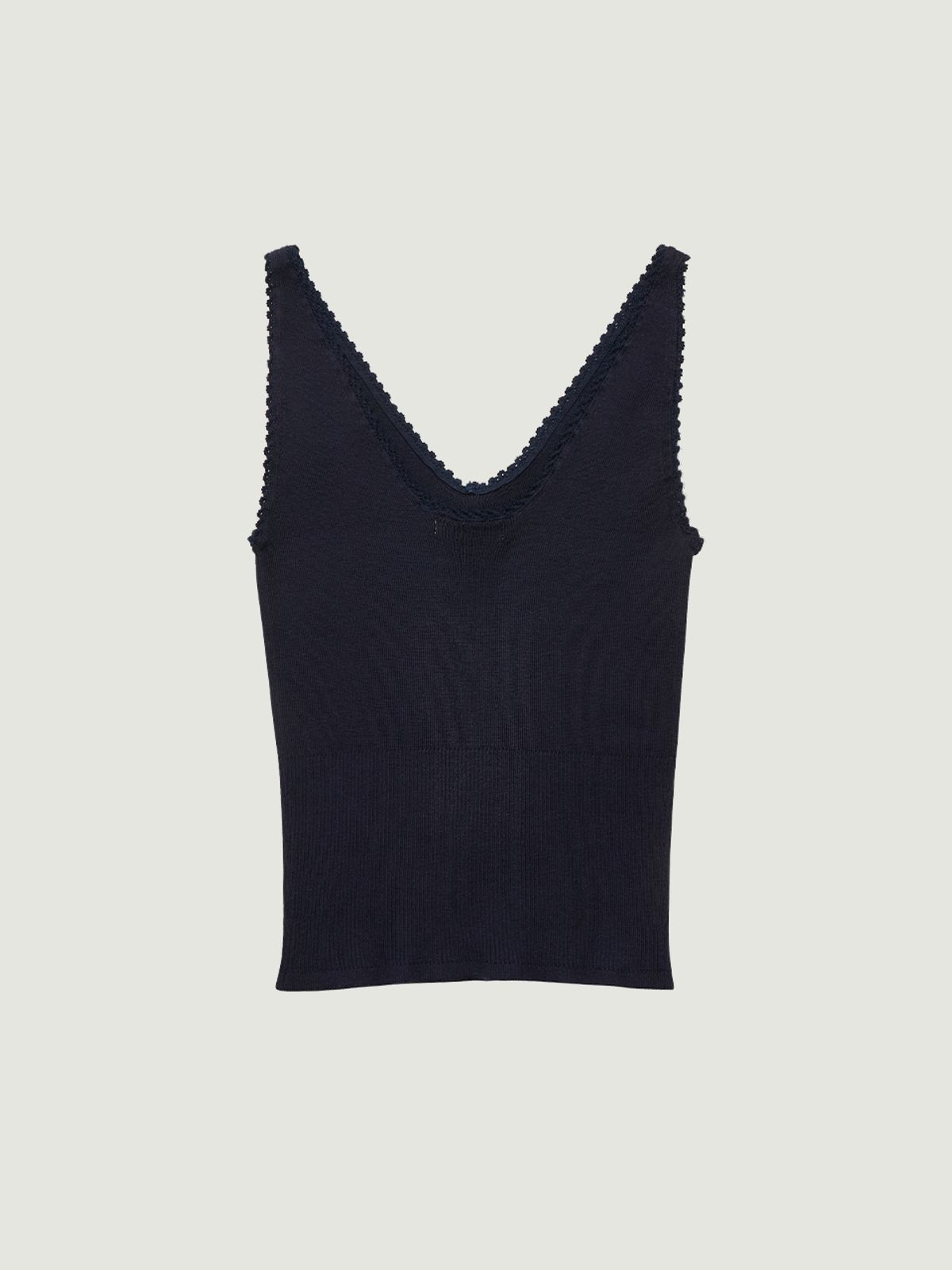 그로브(GROVE) AMY KNIT SLEEVELESS (NAVY)
