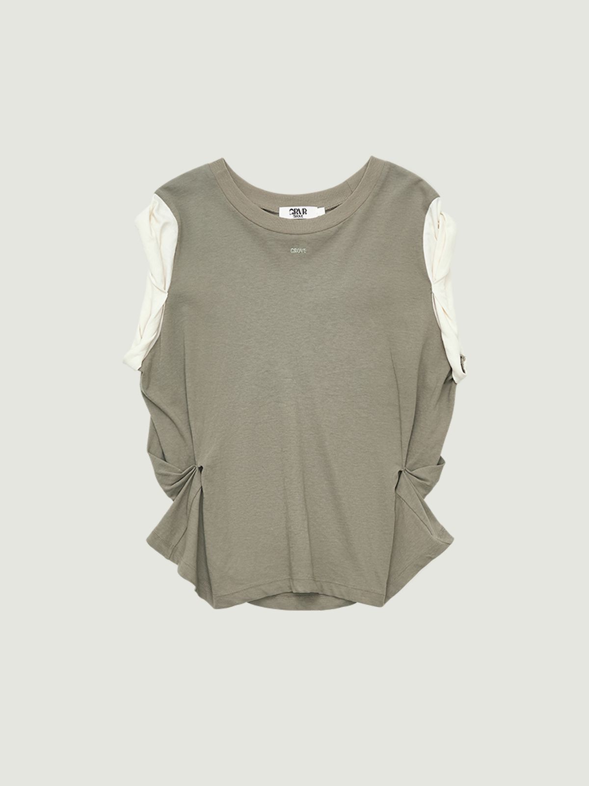 그로브(GROVE) DELTA SLEEVELESS (KHAKI)