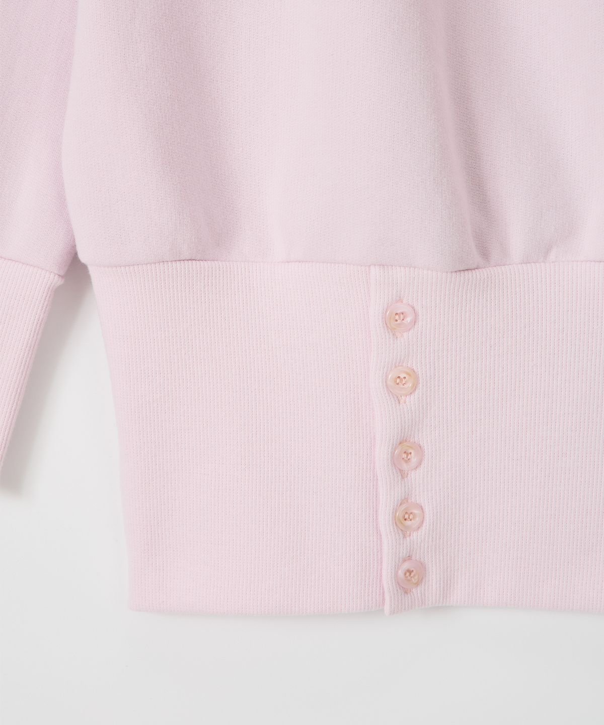 살롱 드 욘(SALON DE YOHN) One Shoulder Sweatshirt_ Ash Pink