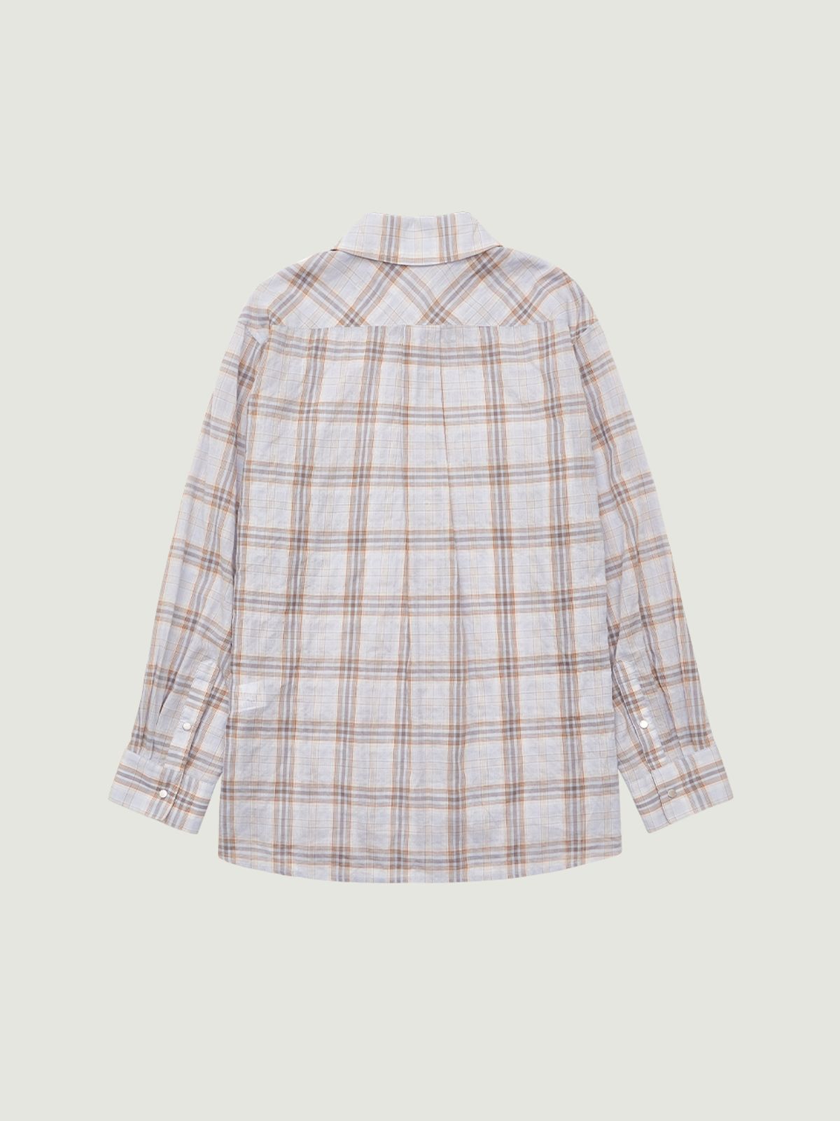 그로브(GROVE) BRIAR CHECK SHIRT (LIGHT BLUE)