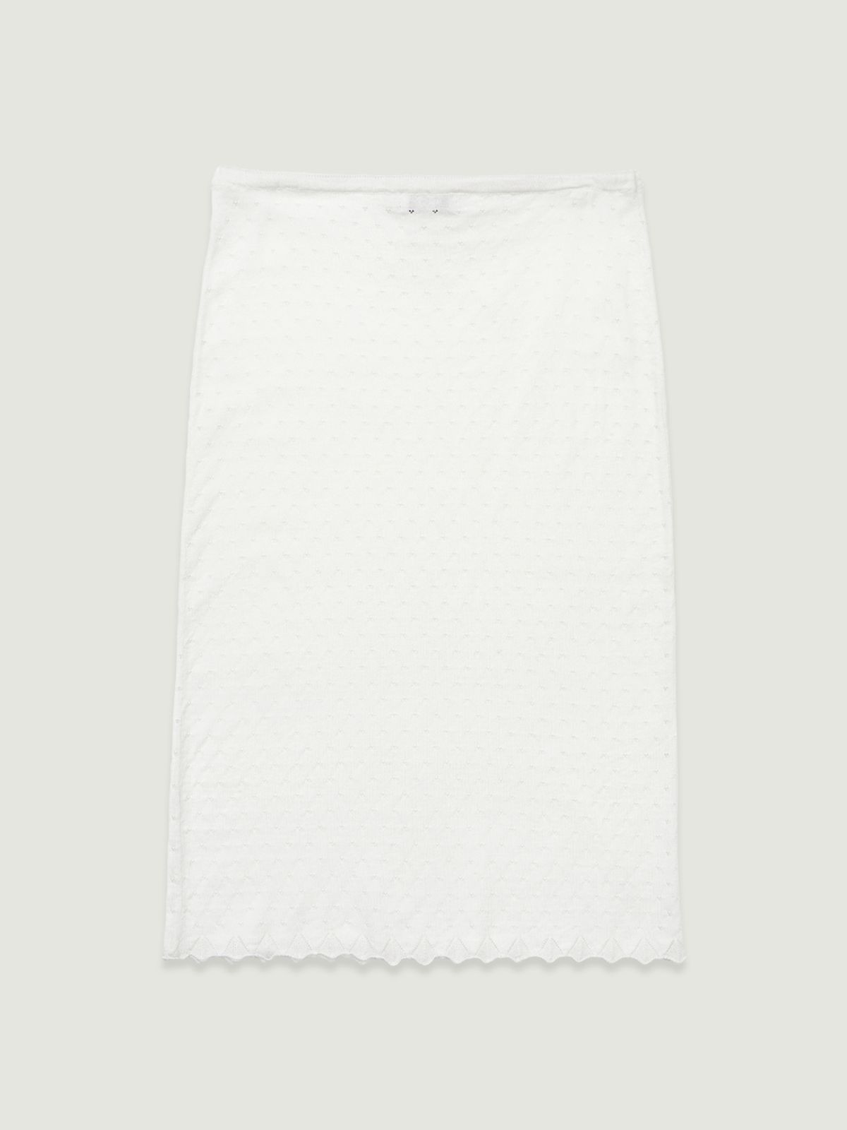 그로브(GROVE) MELODY MIDI SKIRT (WHITE)