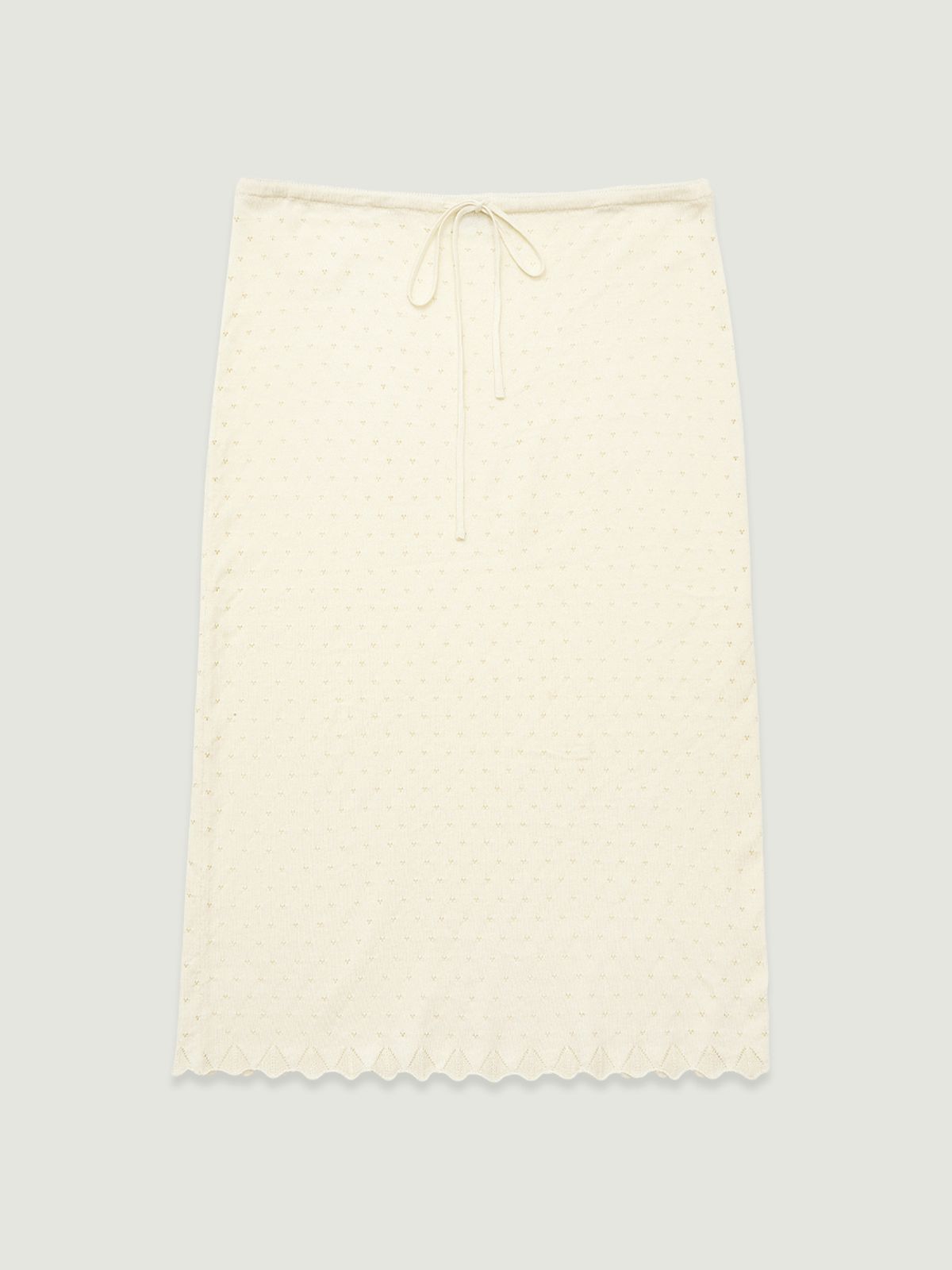 그로브(GROVE) MELODY MIDI SKIRT (CREAM)