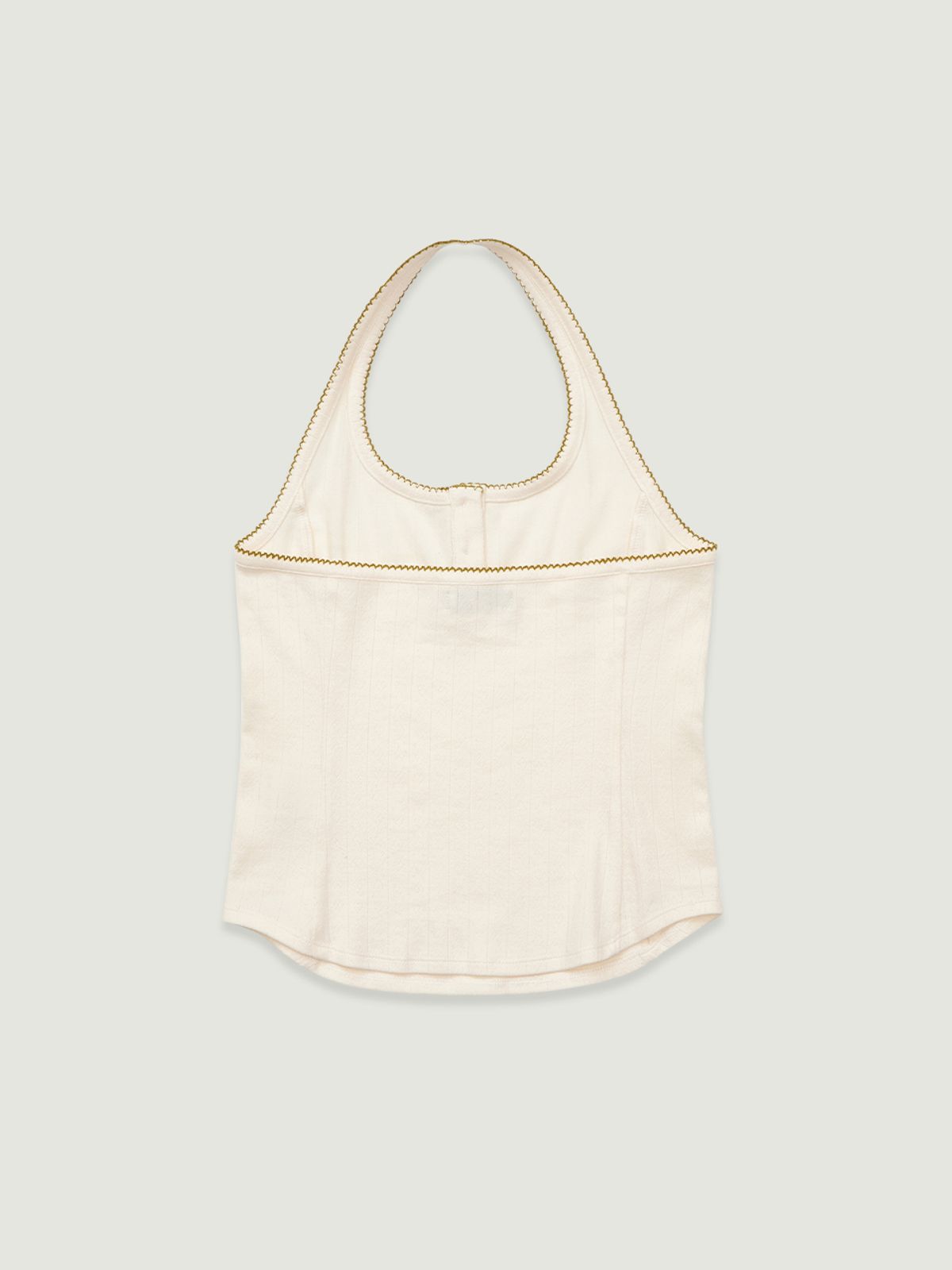 그로브(GROVE) APRIL HALTER TOP (IVORY)
