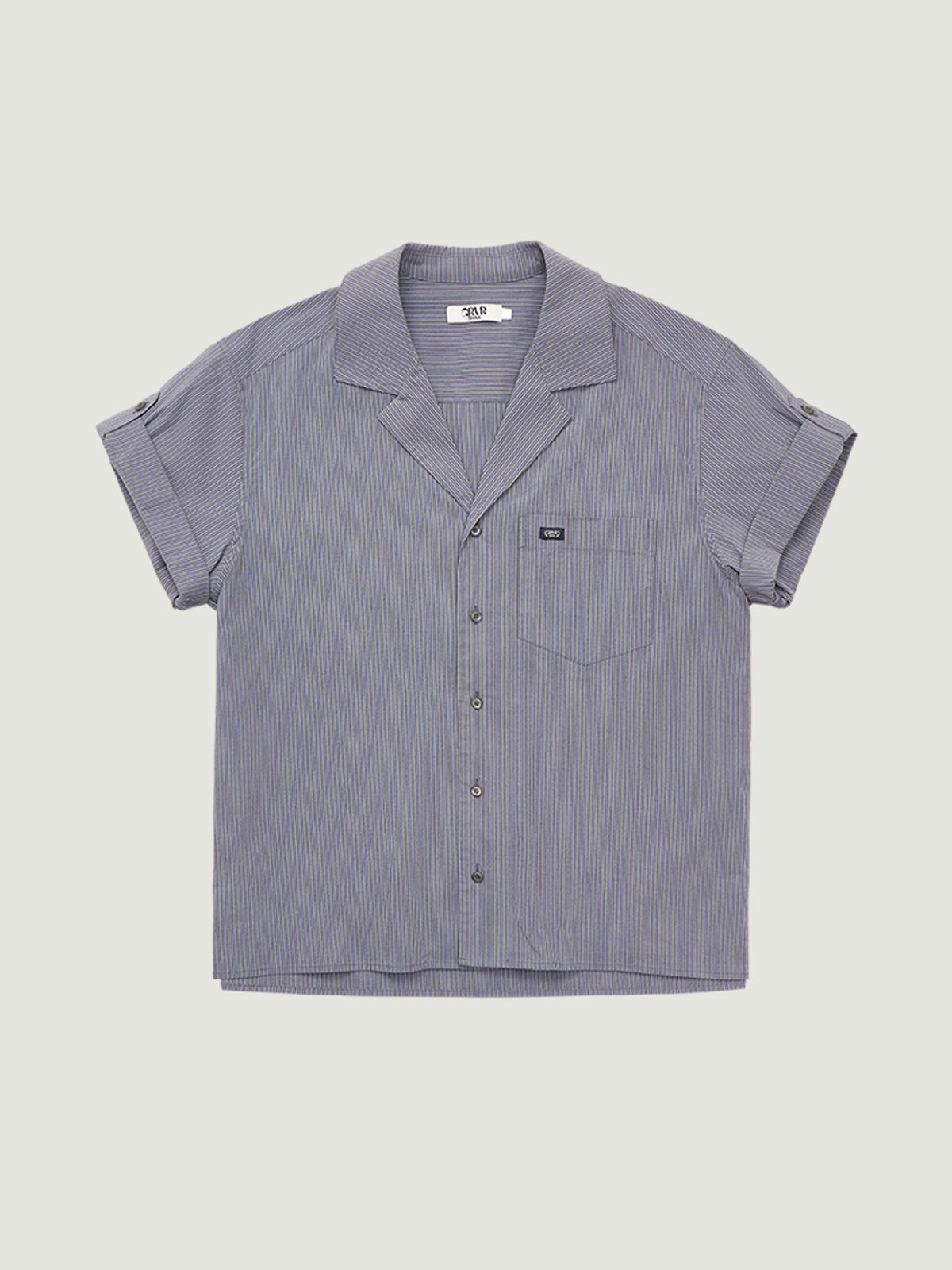 그로브(GROVE) ODE STRIPE H/S SHIRT (NAVY)
