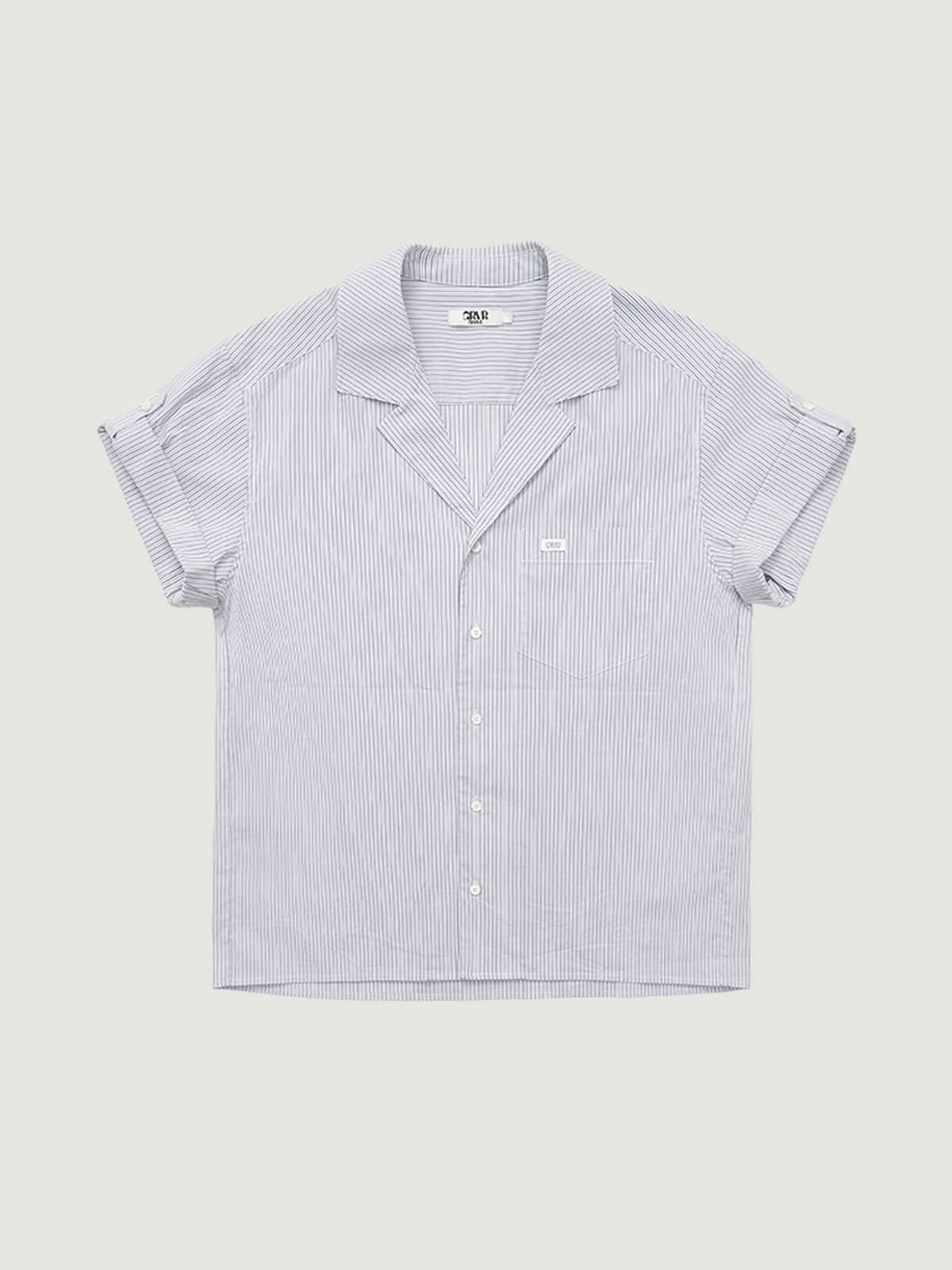그로브(GROVE) ODE STRIPE H/S SHIRT (WHITE)
