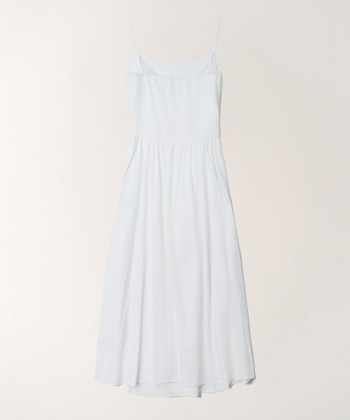 튜드먼트(TTUDEMENT) SHIRRING SLEEVELESS LONG DRESS_IVORY