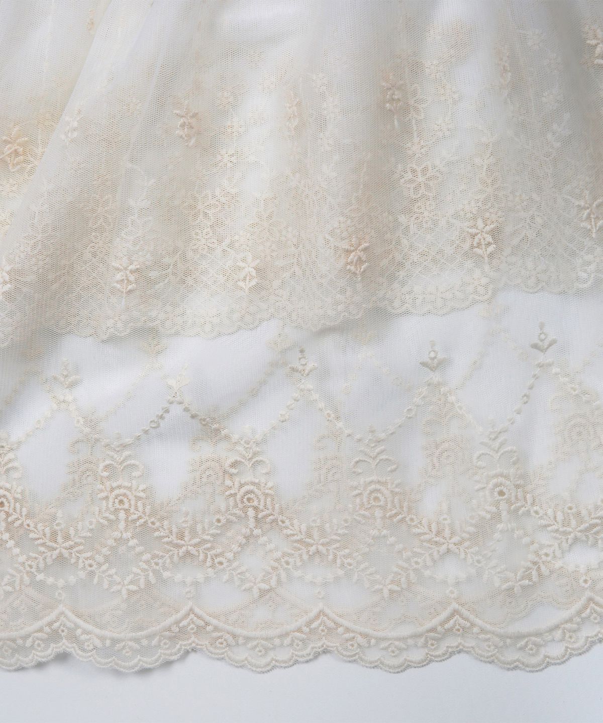 키지코(KIJIKO) ke802. Lace Bustier Dress Ivory