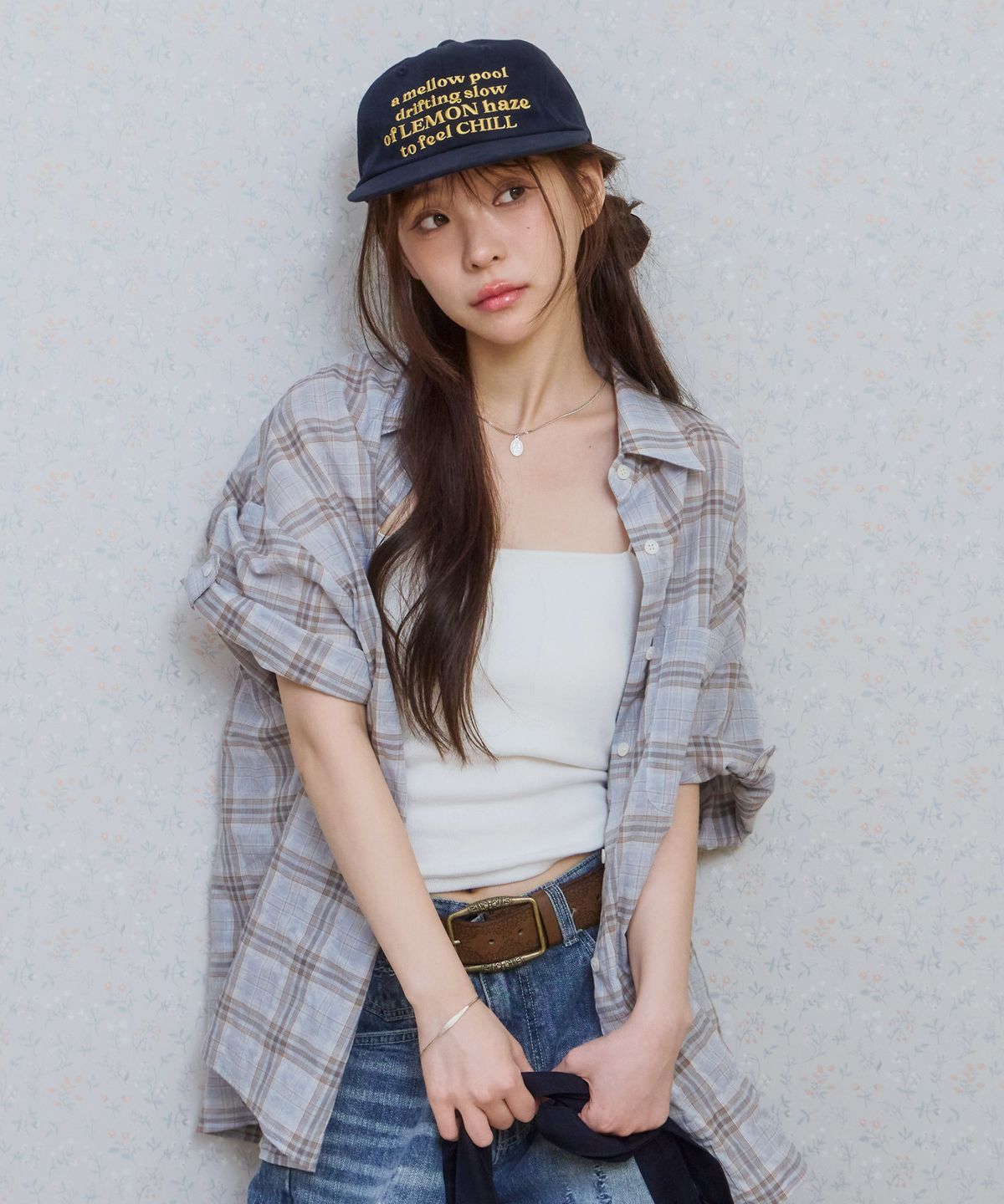키지코(KIJIKO) ke905. Chill Haze Vintage Cap Navy