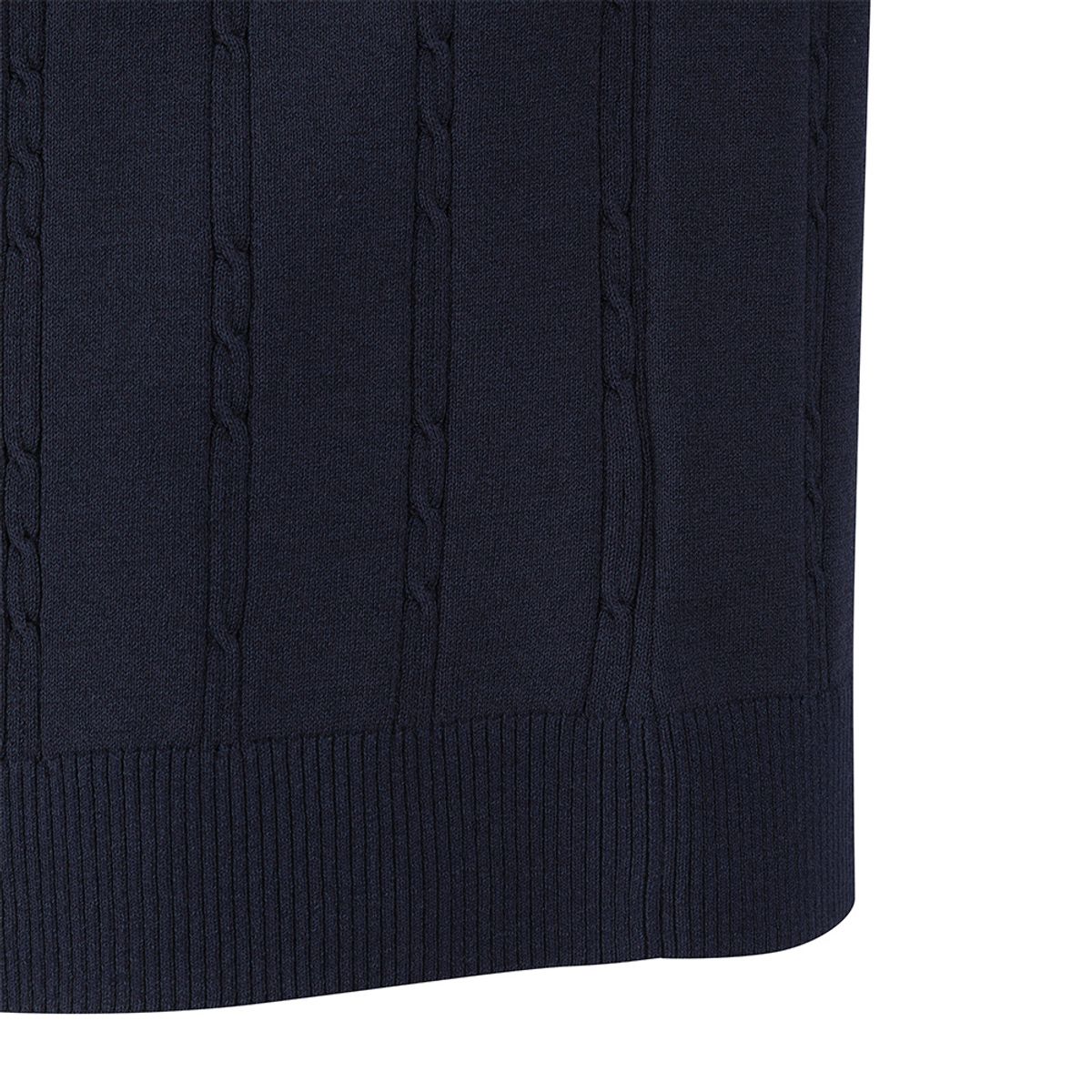 말본 골프(MALBON GOLF) M 체인케이블패턴 캐주얼 반팔 니트 DARK NAVY (MAN)