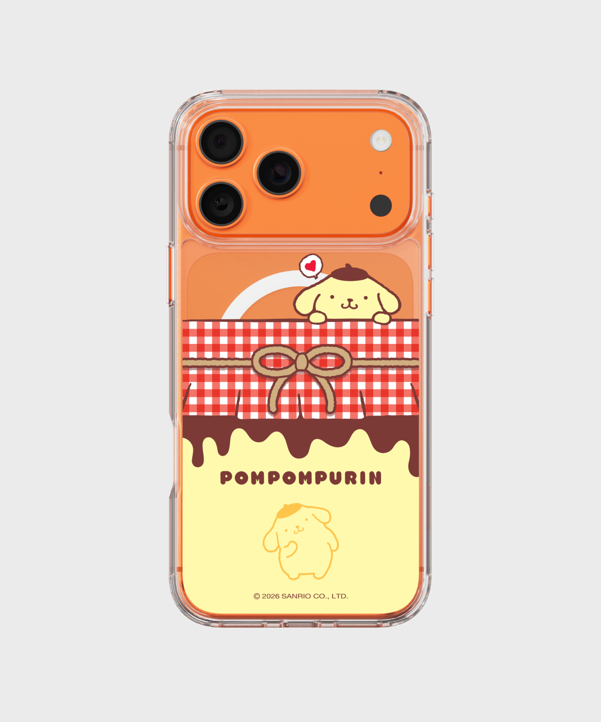 에스엘비에스(SLBS) 폼폼푸린 푸딩팩 클리어 마그넷 케이스 for iPhone17 Series