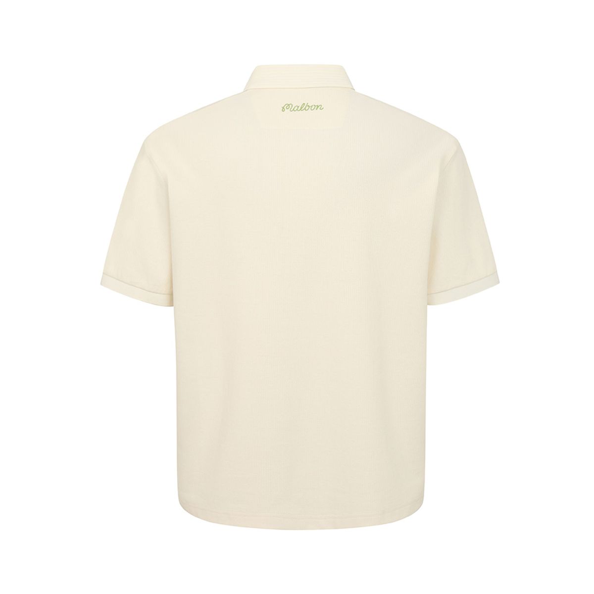말본 골프(MALBON GOLF) M 프리미엄 코튼 데일리핏 폴로 티셔츠 CREAM (MAN)