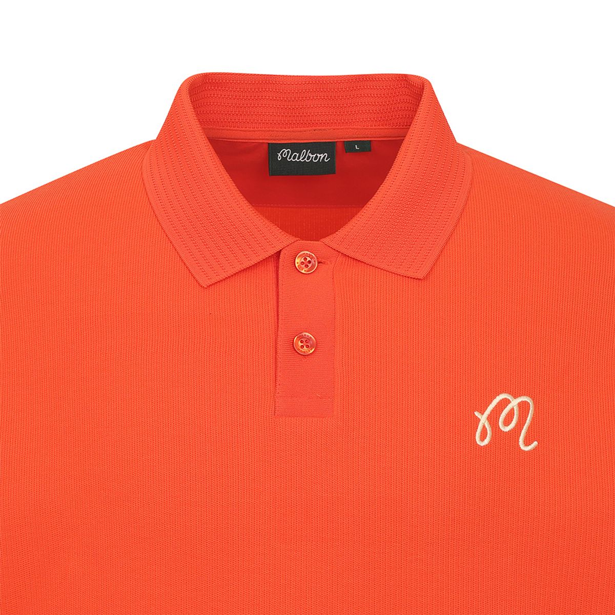 말본 골프(MALBON GOLF) M 프리미엄 코튼 데일리핏 폴로 티셔츠 RED (MAN)