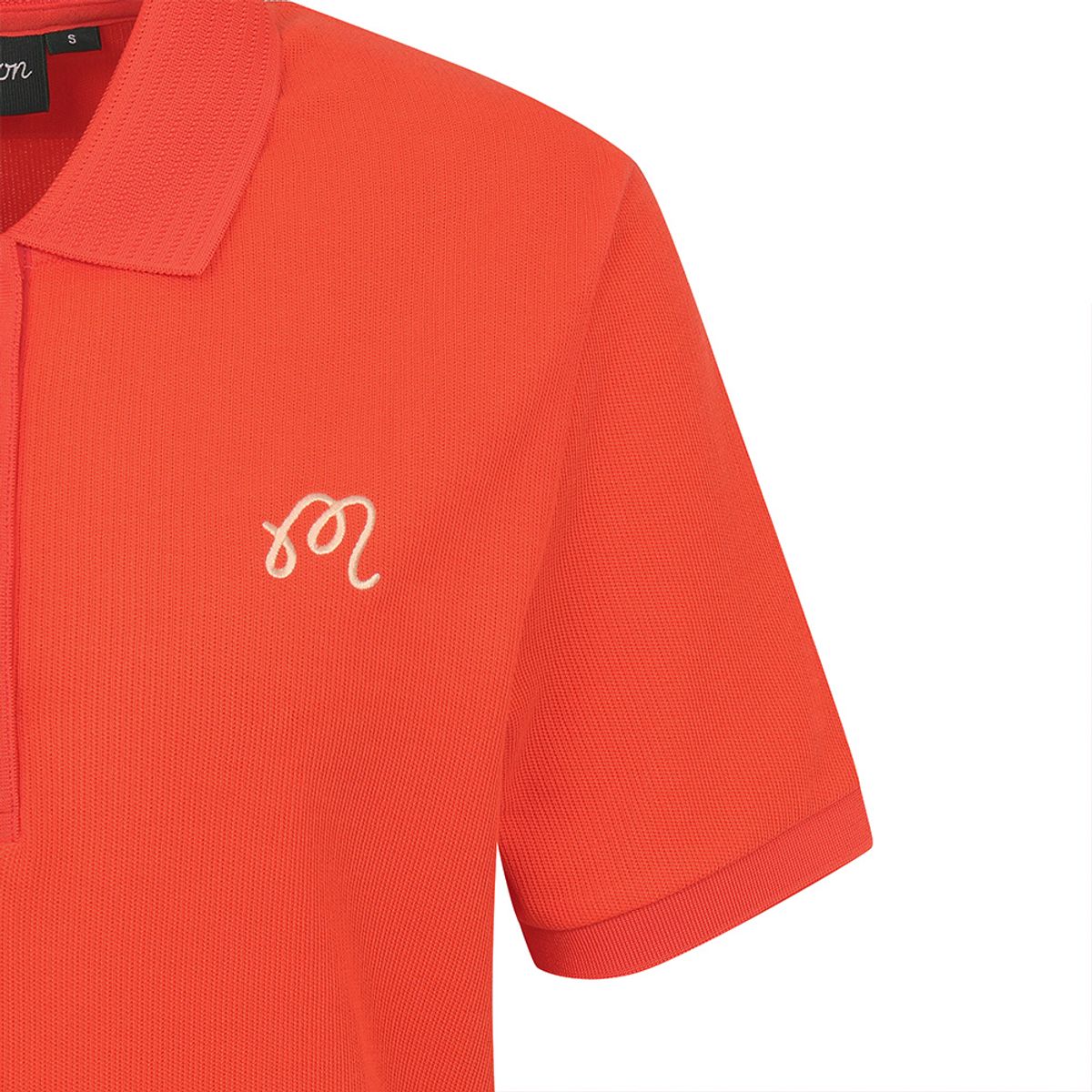 말본 골프(MALBON GOLF) M 프리미엄 코튼 데일리핏 폴로 RED (WOMAN)