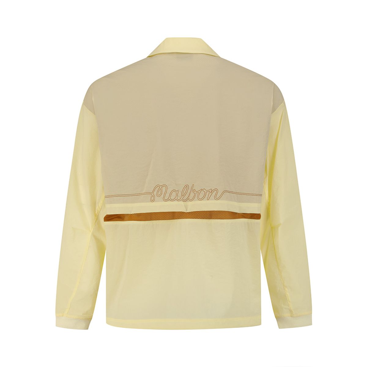 말본 골프(MALBON GOLF) 크링클 오픈카라 자켓 LEMON YELLOW (MAN)