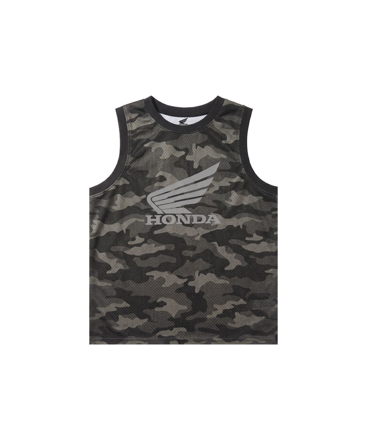 핍스 모터사이클(PHYPS MOTORCYCLE) Kids Honda Wing Logo Mesh Sleeveless Camo