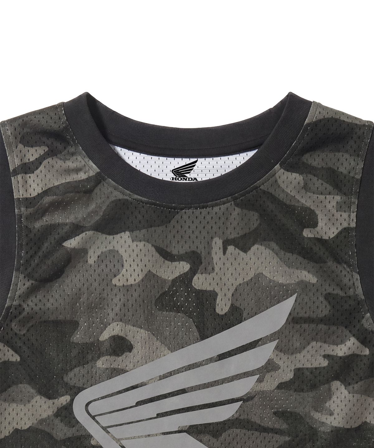 핍스 모터사이클(PHYPS MOTORCYCLE) Kids Honda Wing Logo Mesh Sleeveless Camo