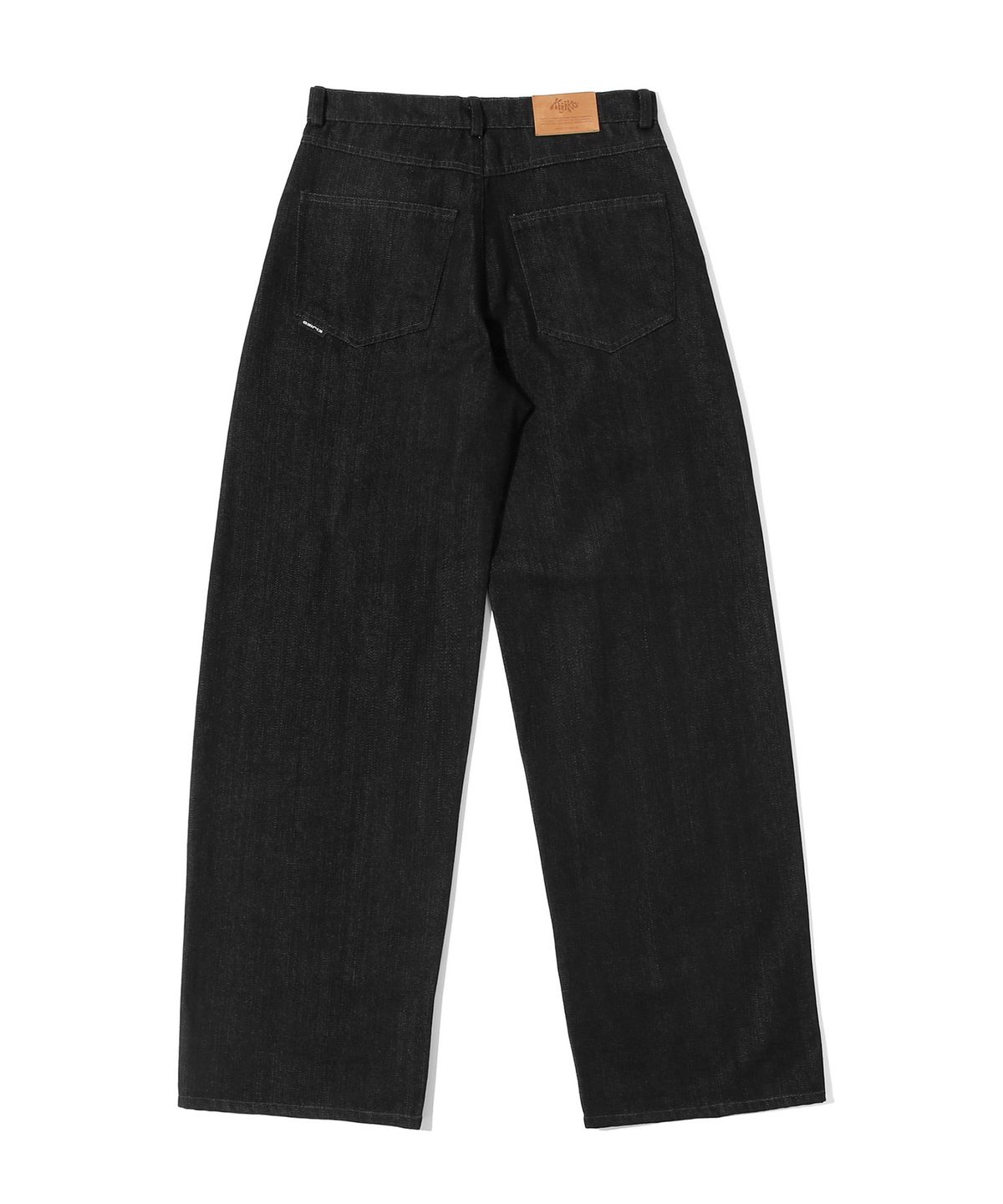 키지코(KIJIKO) ke612c. Semi curved denim pants