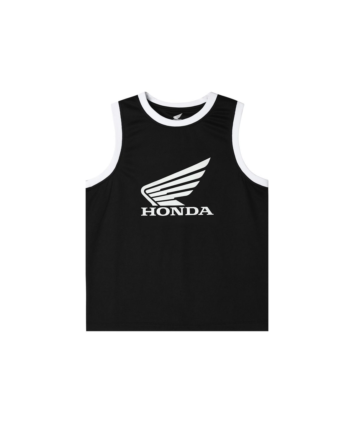 핍스 모터사이클(PHYPS MOTORCYCLE) Kids Honda Wing Logo Mesh Sleeveless Black