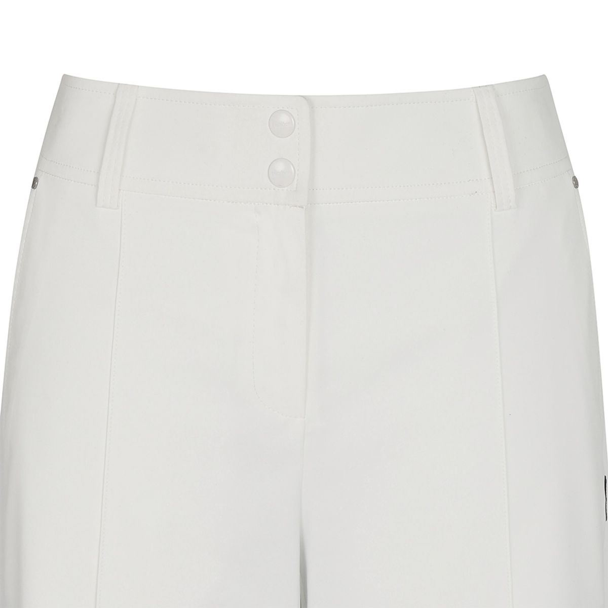 말본 골프(MALBON GOLF) 세미 와이드 부츠컷 팬츠 WHITE (WOMAN)