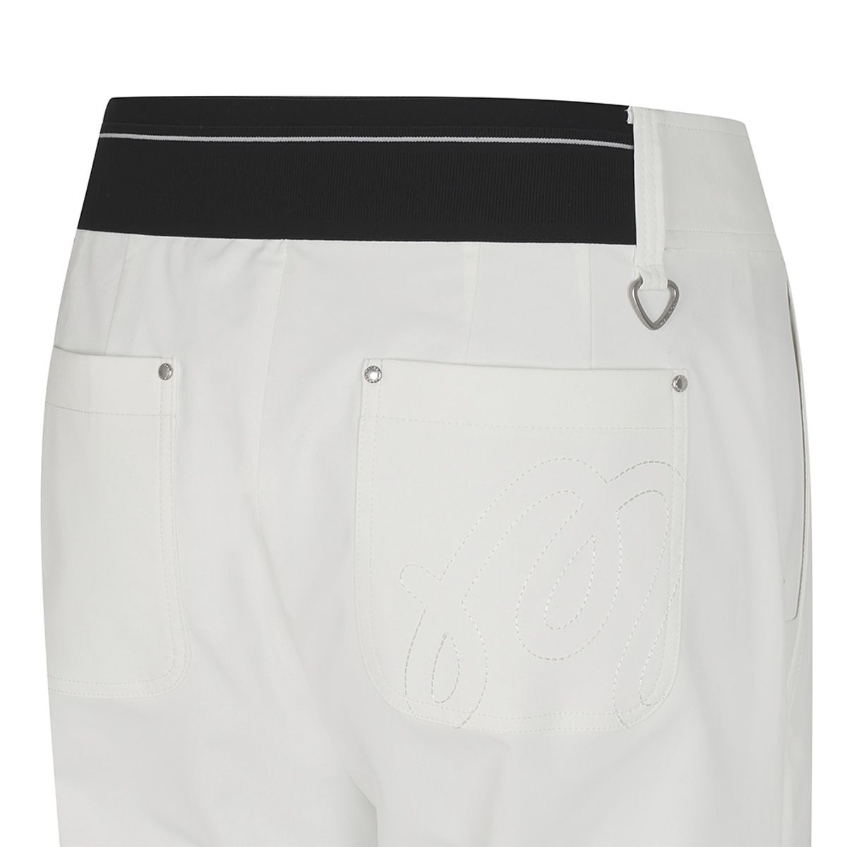 말본 골프(MALBON GOLF) 세미 와이드 부츠컷 팬츠 WHITE (WOMAN)