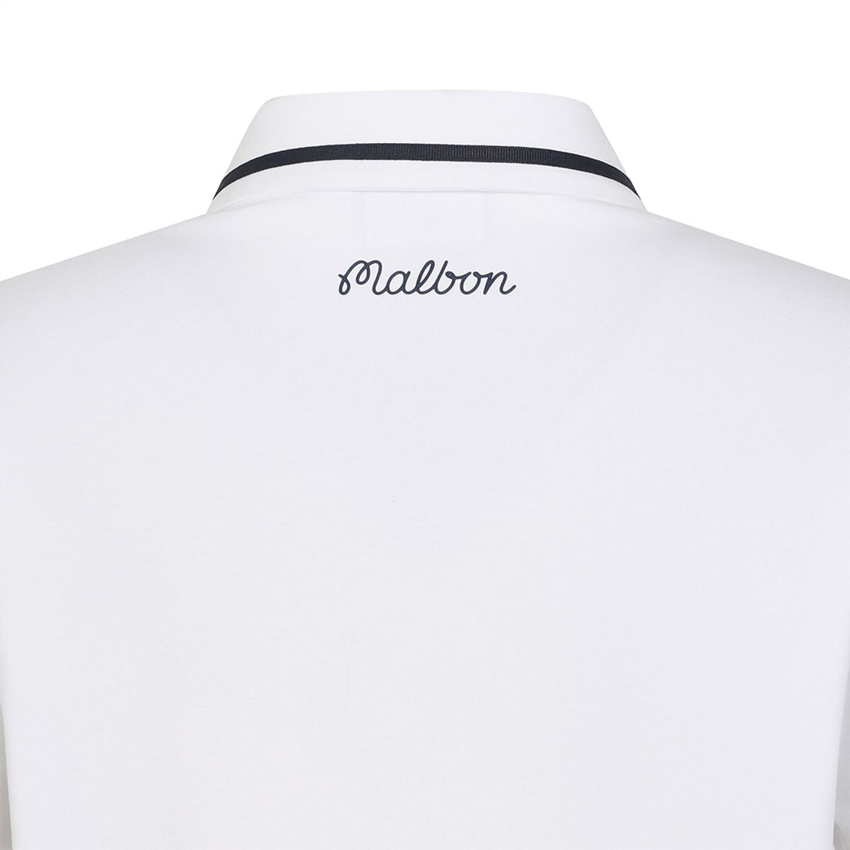 말본 골프(MALBON GOLF) 컬러 팁 베이직 크롭 티셔츠 WHITE (WOMAN)