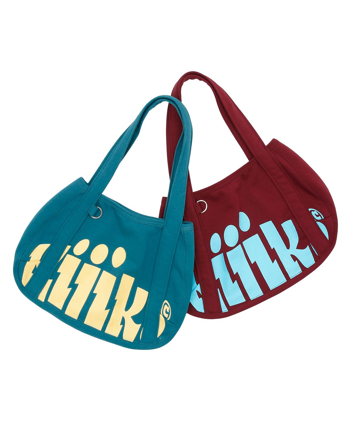 키지코(KIJIKO) Ke907. Easy Slouchy Sweat Bag Burgundy