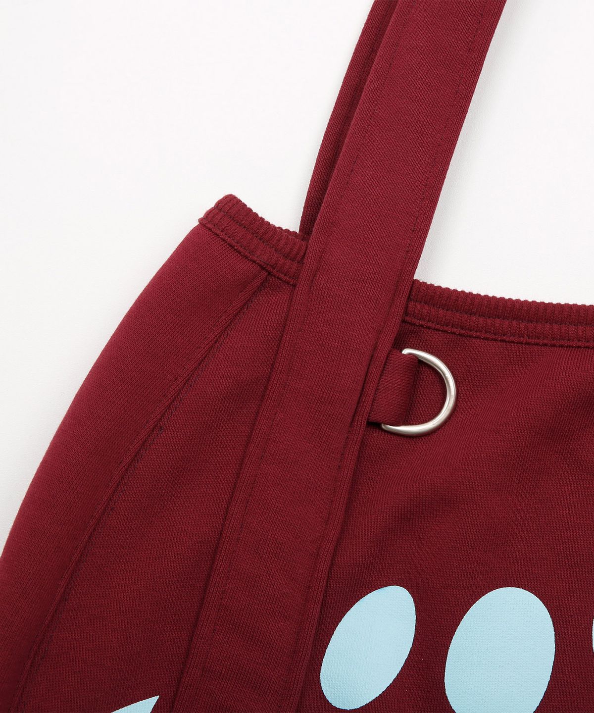 키지코(KIJIKO) Ke907. Easy Slouchy Sweat Bag Burgundy
