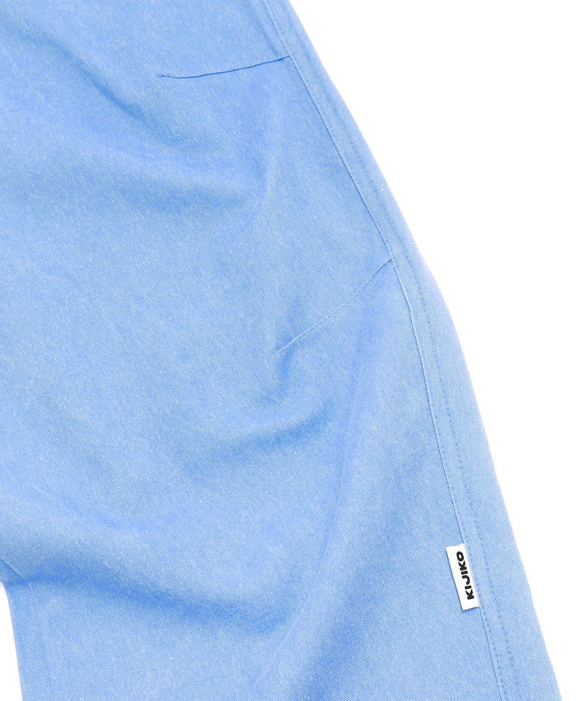 키지코(KIJIKO) ke613. Move Pigment Wide Pants Sky Blue