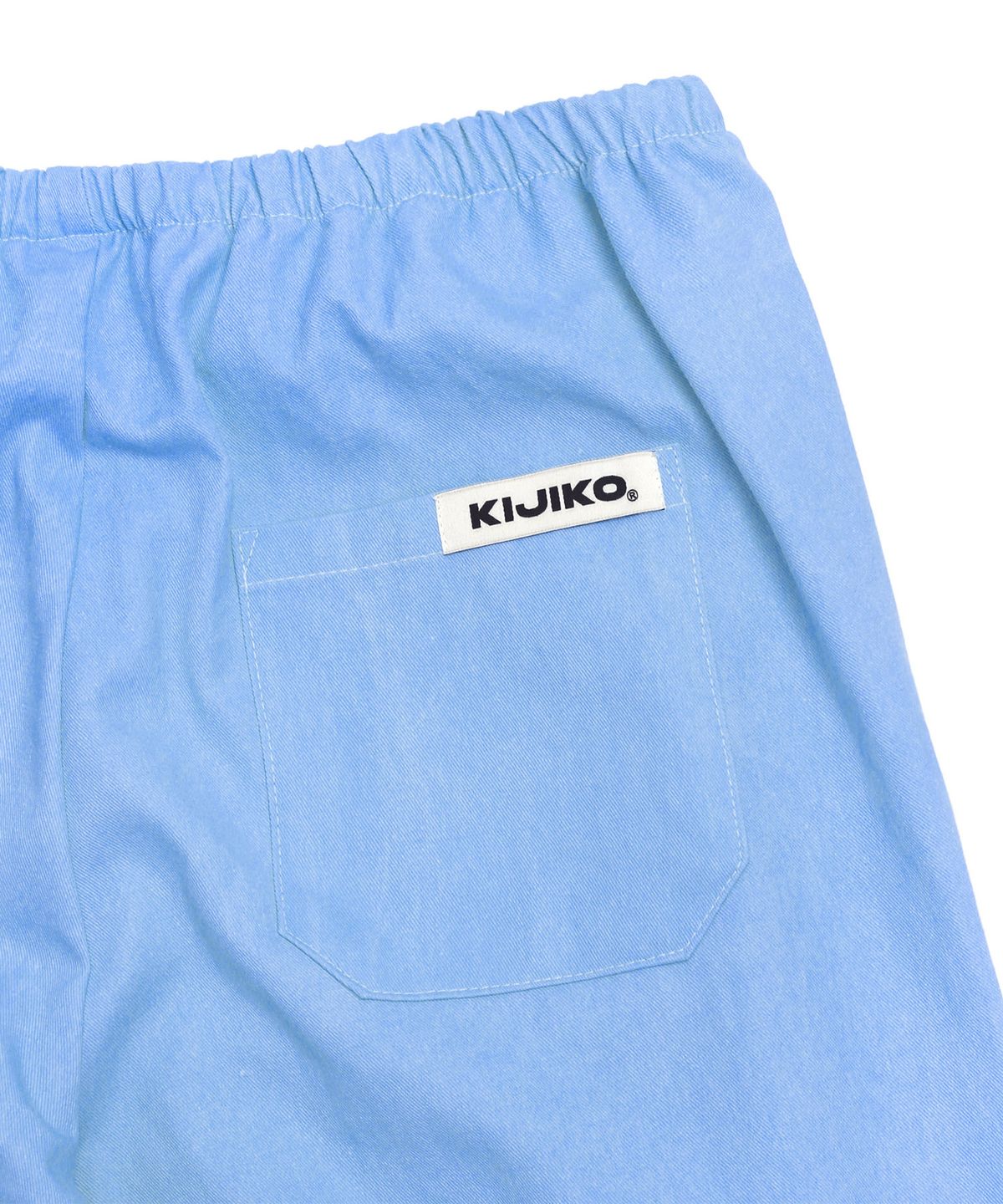 키지코(KIJIKO) ke613. Move Pigment Wide Pants Sky Blue