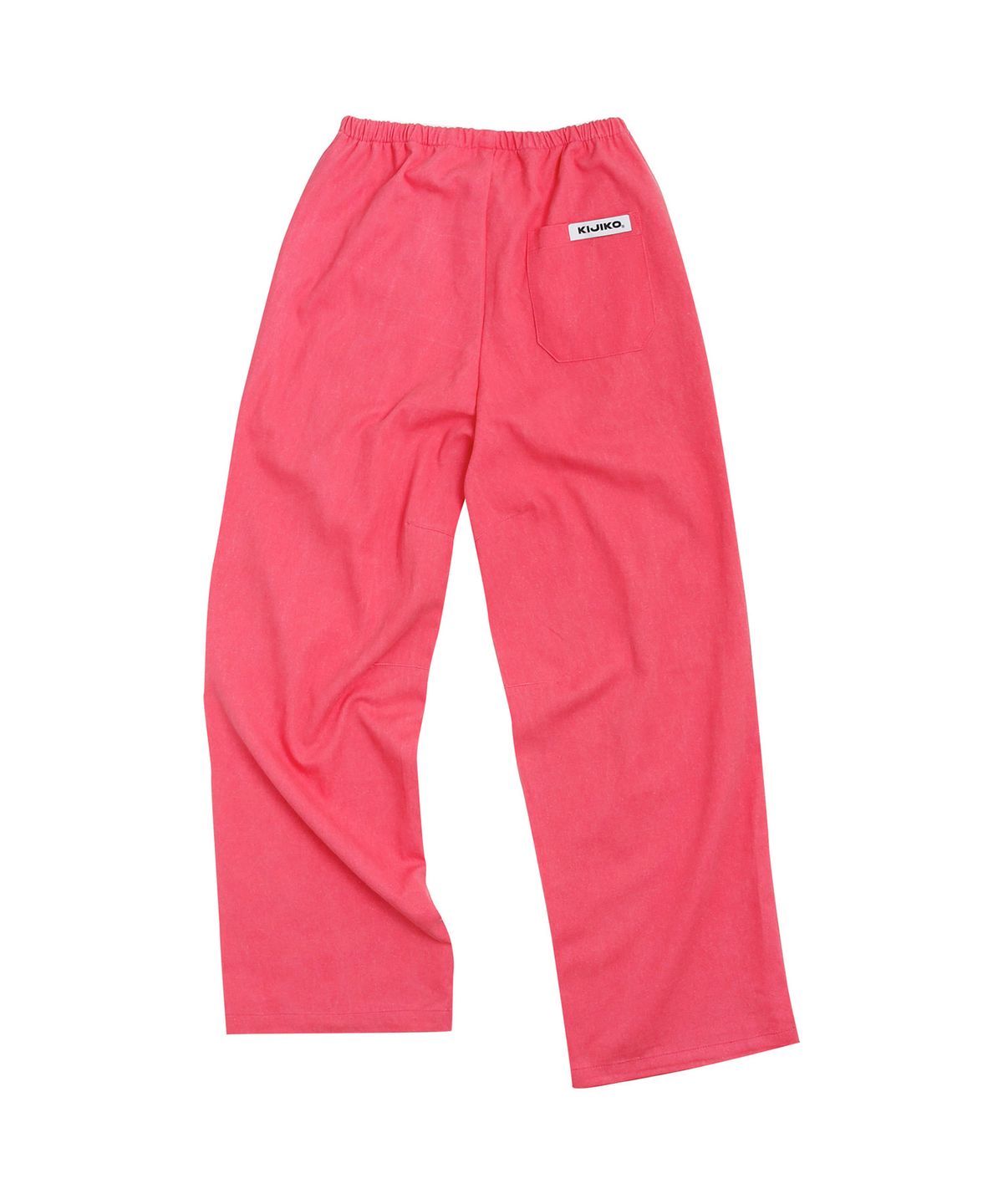 키지코(KIJIKO) ke613. Move Pigment Wide Pants Red