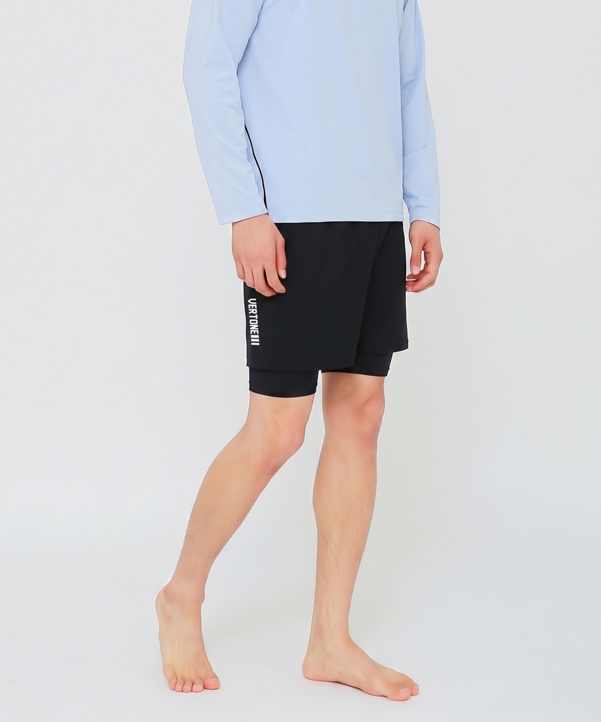 베르톤(VERTONE) 남성 일체형 숏 워터레깅스 반바지
