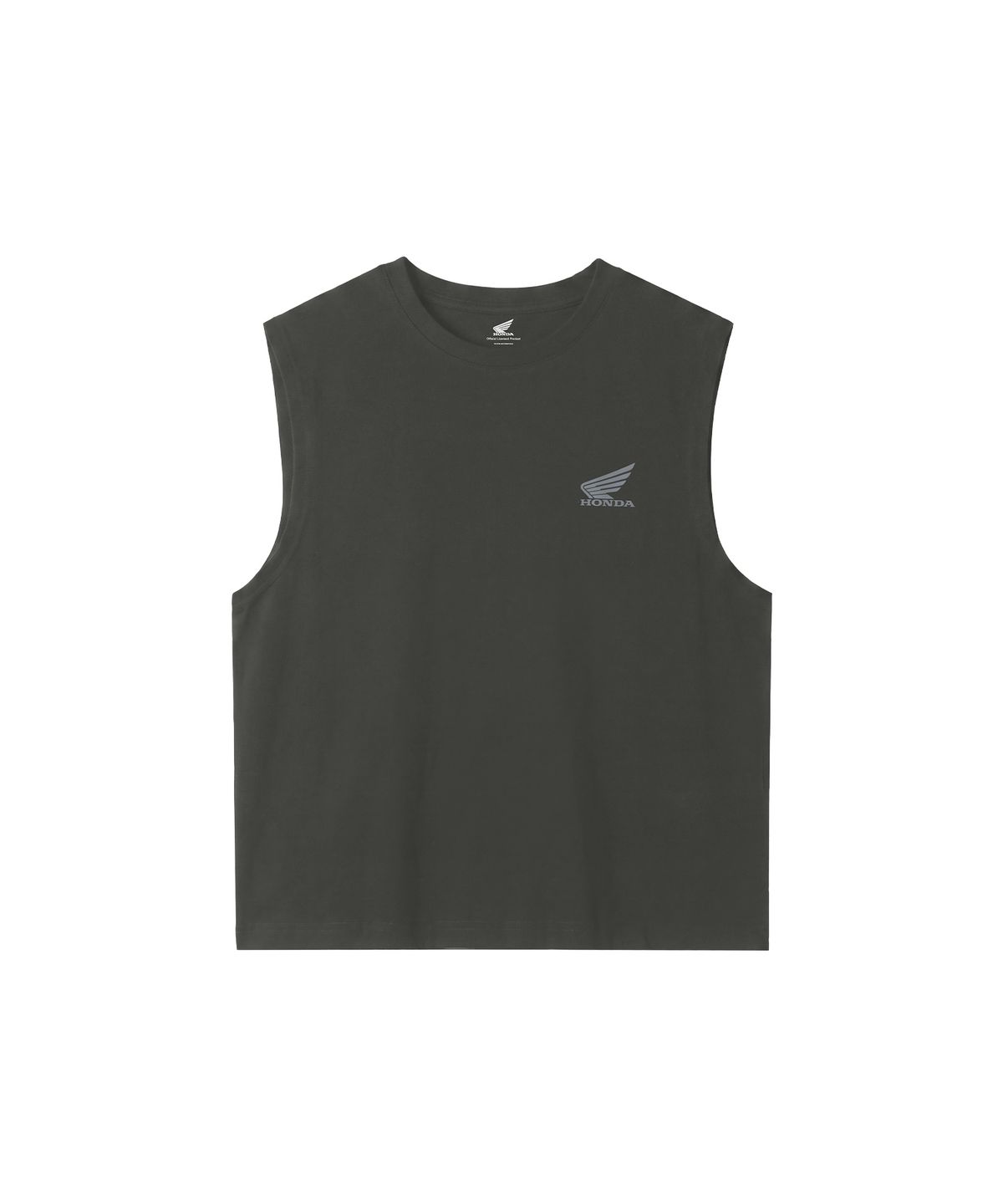 핍스 모터사이클(PHYPS MOTORCYCLE) Kids Honda Bear Super Cub Motorcycle Sleeveless Charcoal