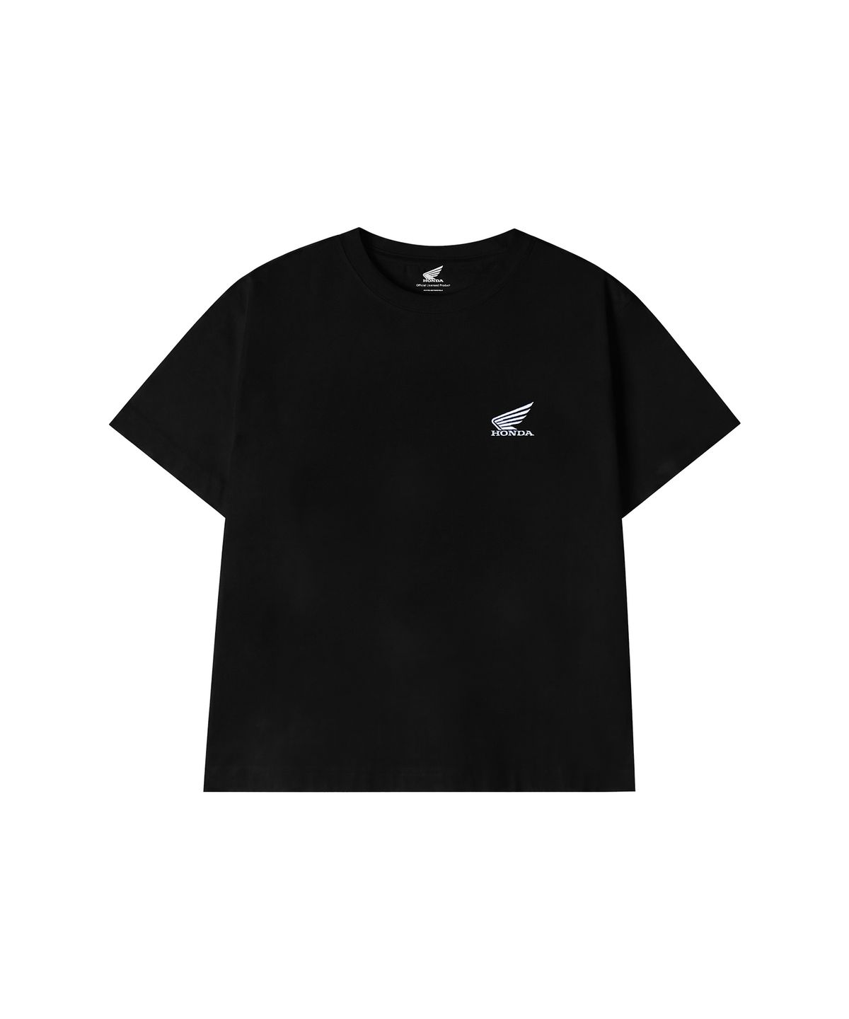 핍스 모터사이클(PHYPS MOTORCYCLE) Kids Original Small Wing Logo Short Sleeve Black
