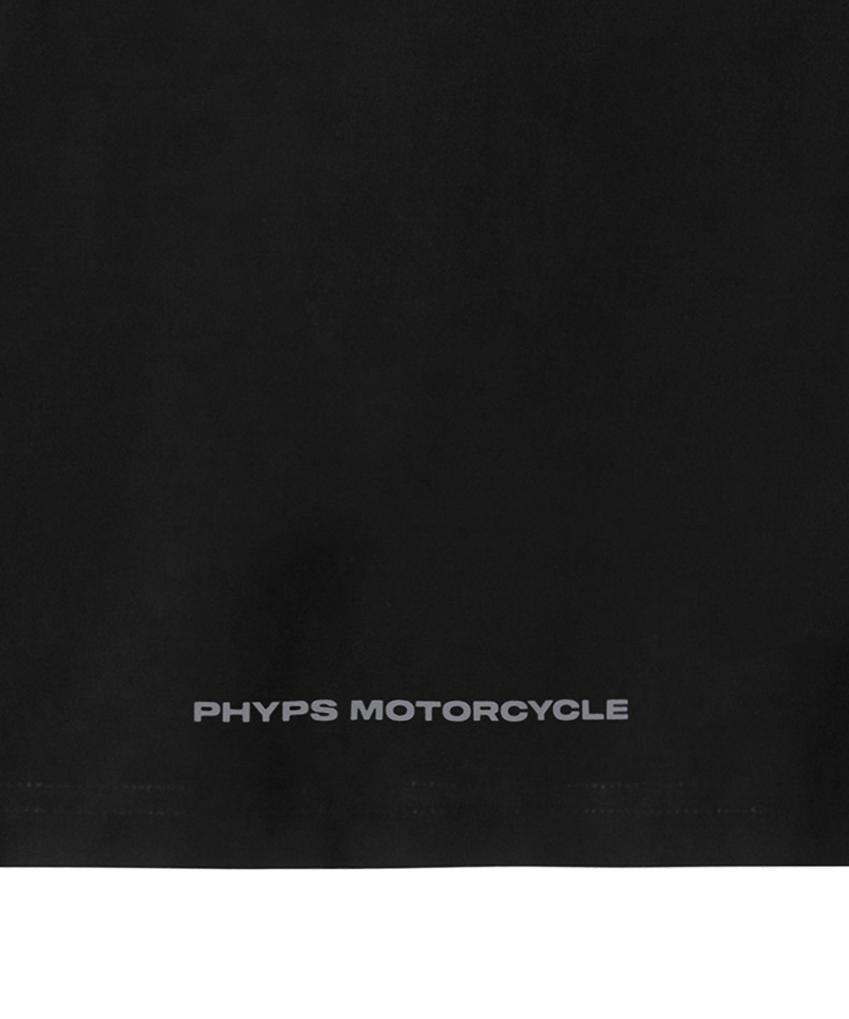 핍스 모터사이클(PHYPS MOTORCYCLE) Kids Original Small Wing Logo Short Sleeve Black