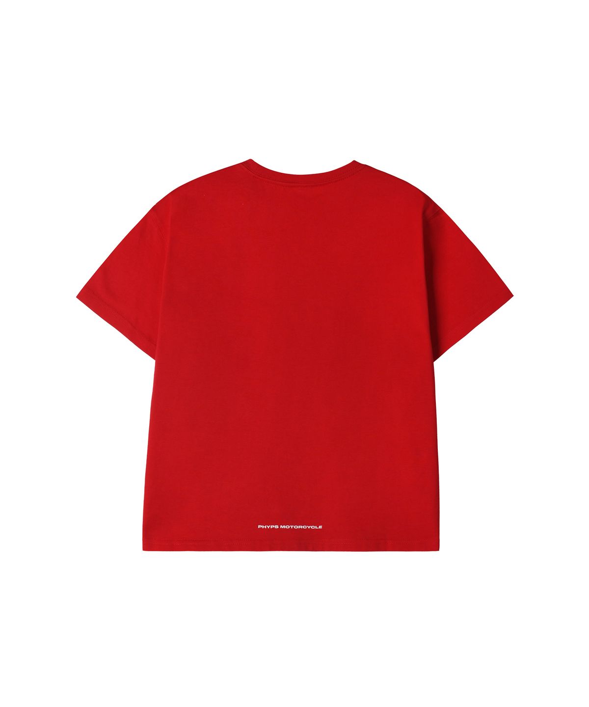 핍스 모터사이클(PHYPS MOTORCYCLE) Kids Original Small Wing Logo Short Sleeve Red