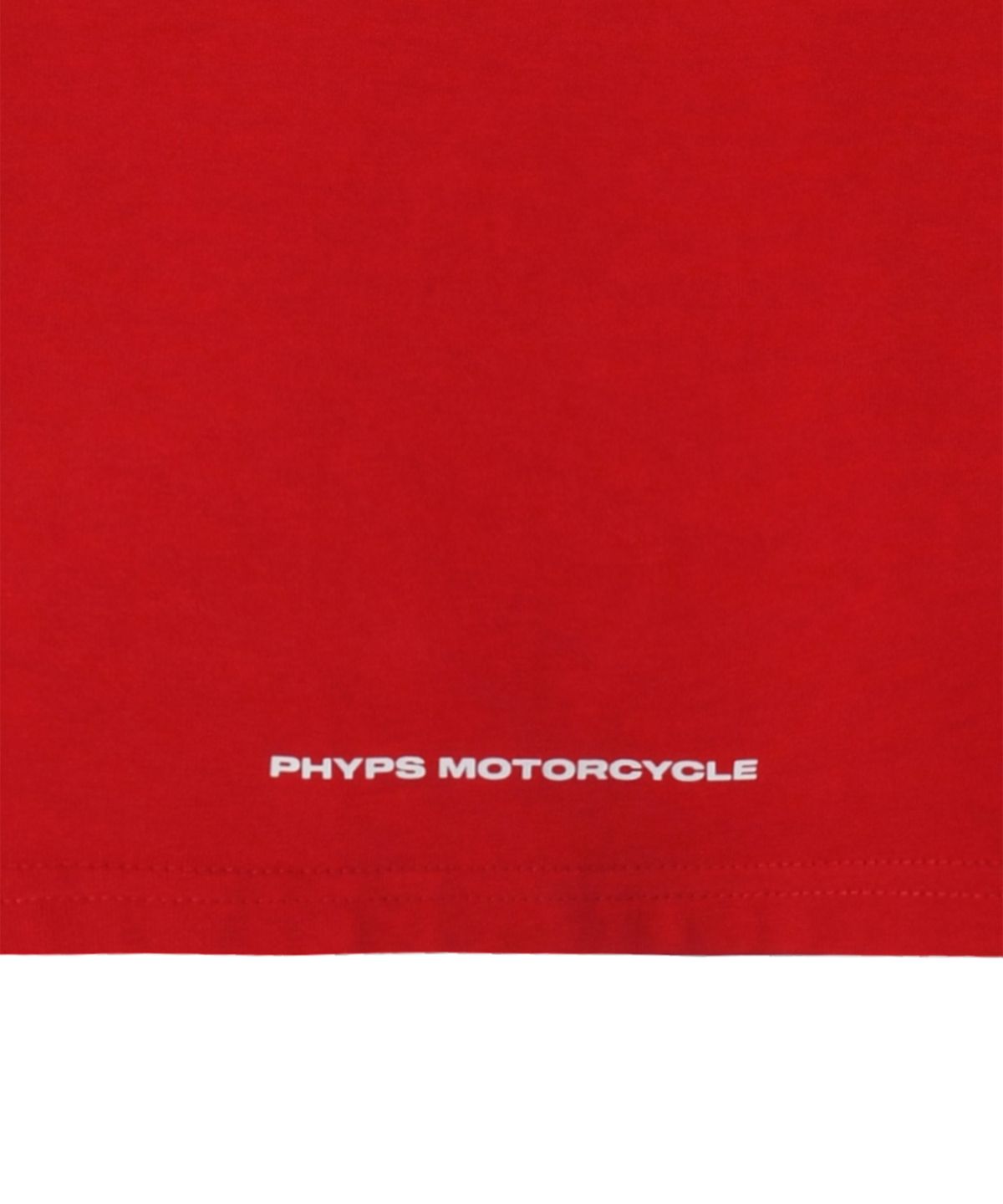핍스 모터사이클(PHYPS MOTORCYCLE) Kids Original Small Wing Logo Short Sleeve Red