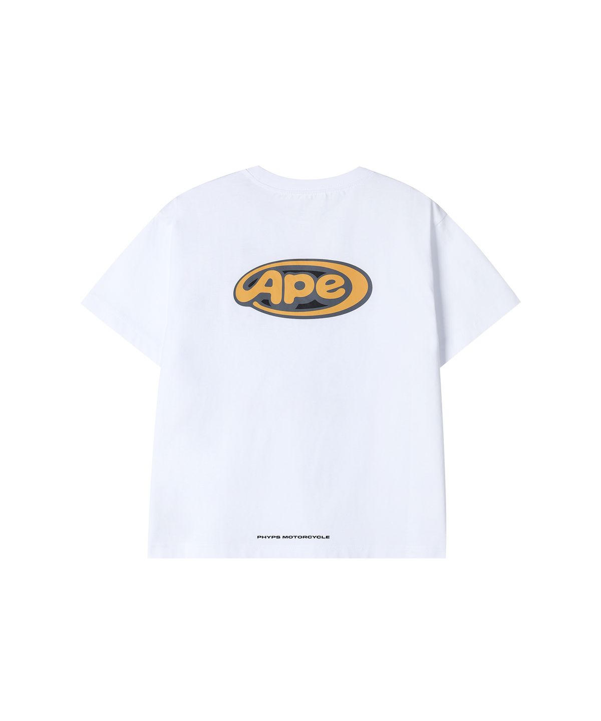 핍스 모터사이클(PHYPS MOTORCYCLE) Kids Ape Bear Short Sleeve White