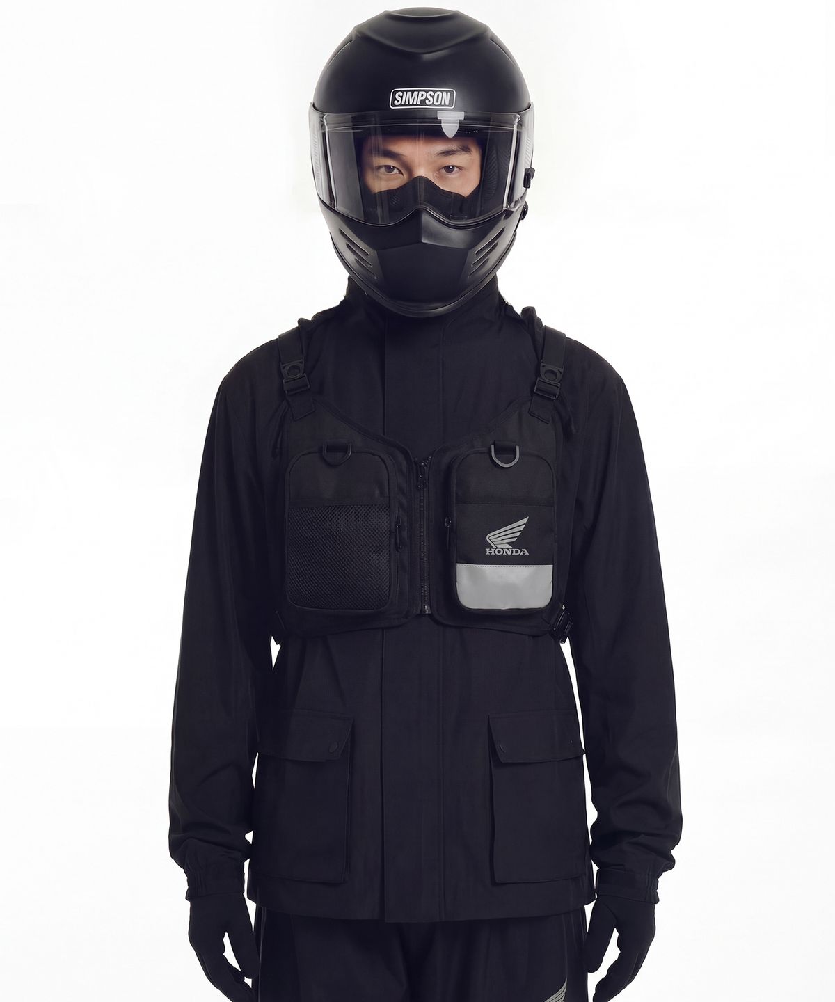 핍스 모터사이클(PHYPS MOTORCYCLE) City Rider Tool Vest Black