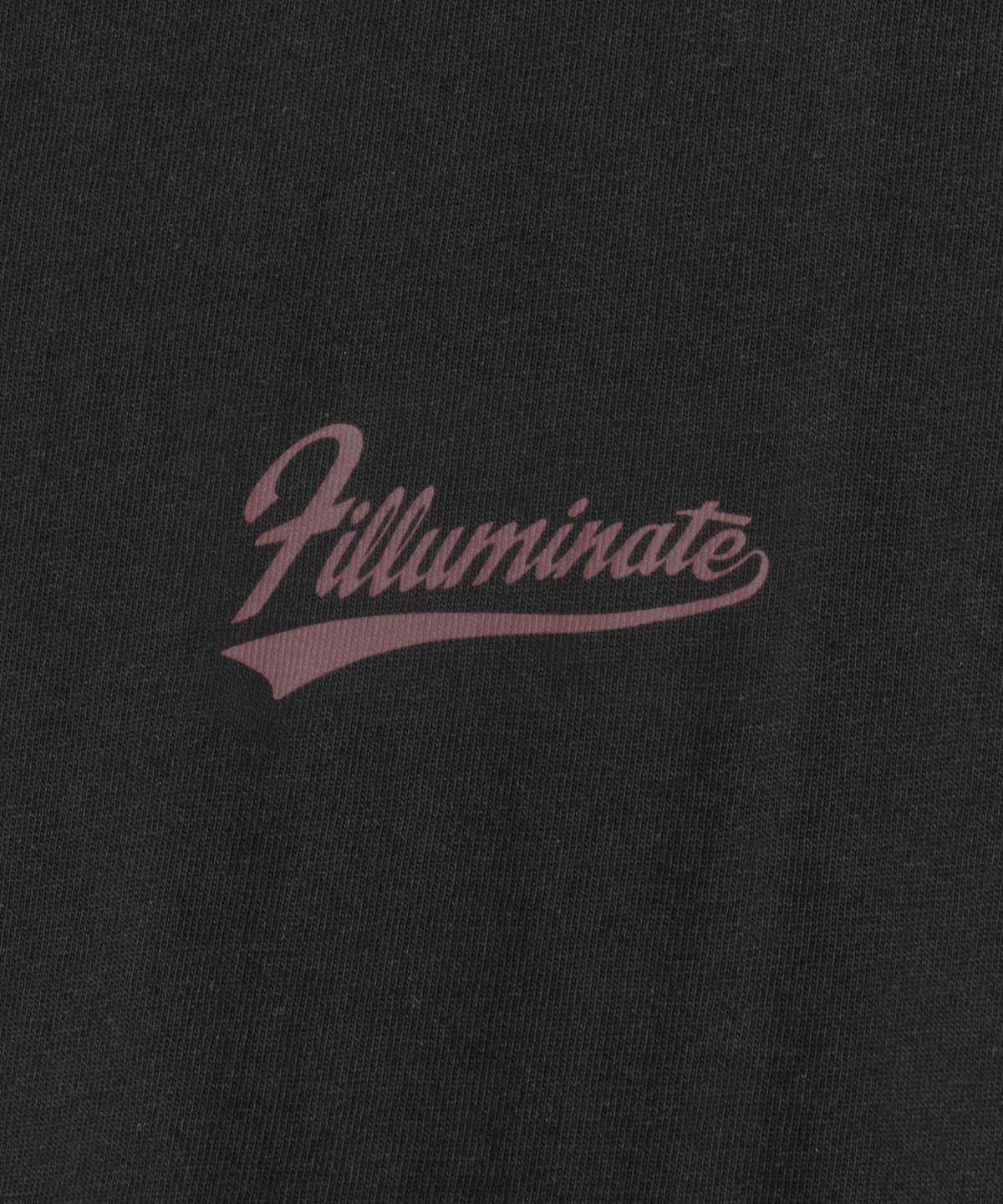 필루미네이트(FILLUMINATE) 포토 백 프린팅 티셔츠-블랙