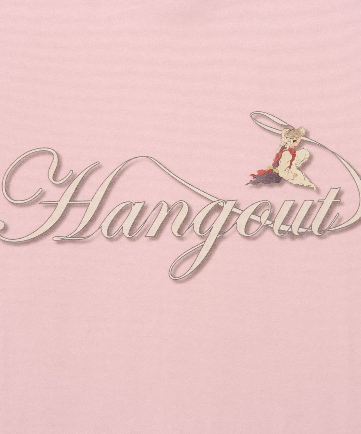 행아웃(HANGOUT) 풍물놀이 티셔츠 (핑크)