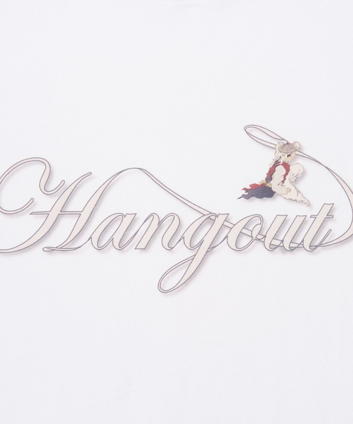 행아웃(HANGOUT) 풍물놀이 티셔츠 (화이트)