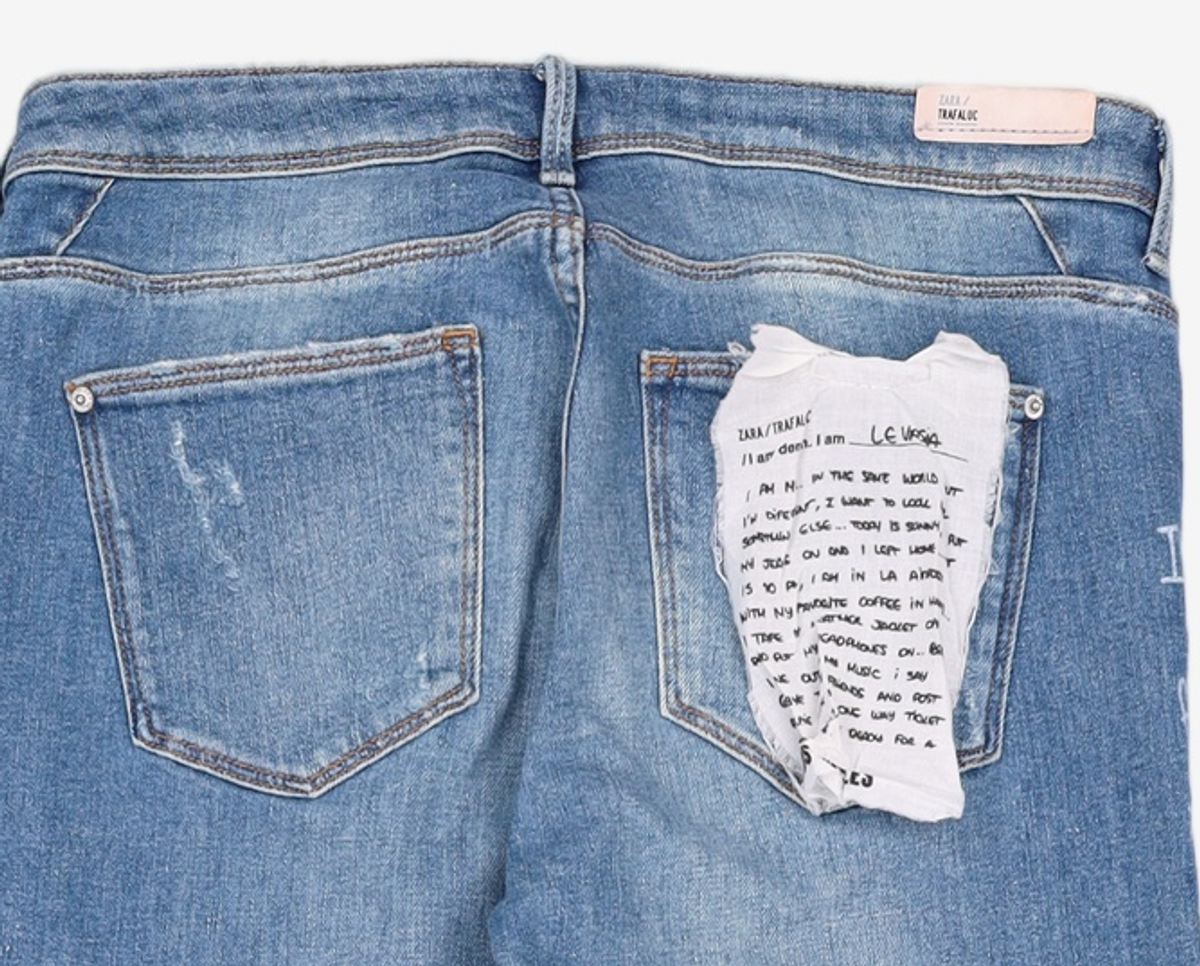 자라(ZARA) 청/데님 팬츠 40