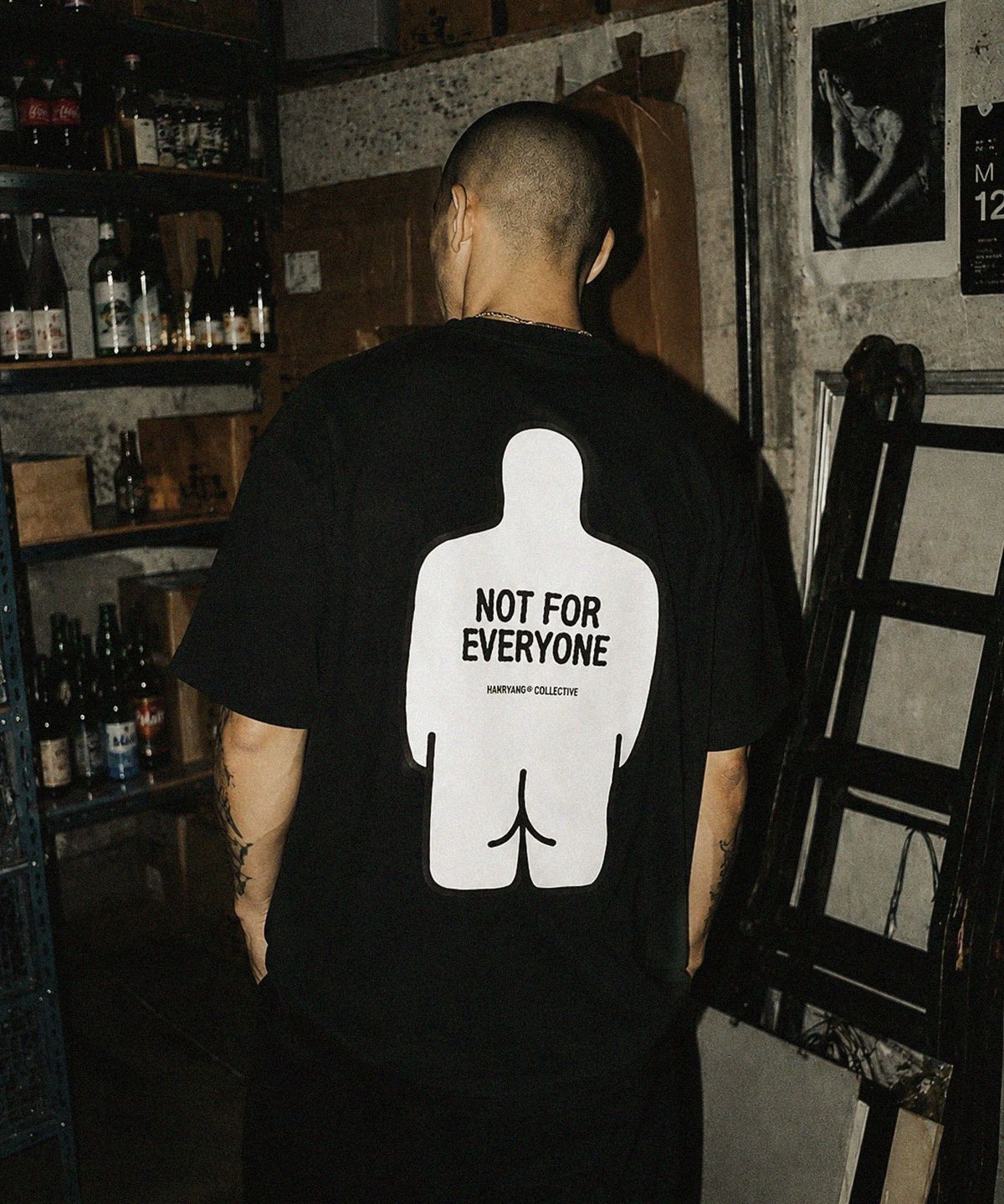 한량 컬렉티브(HANRYANG COLLECTIVE) HR BIG ICON TEE BLACK