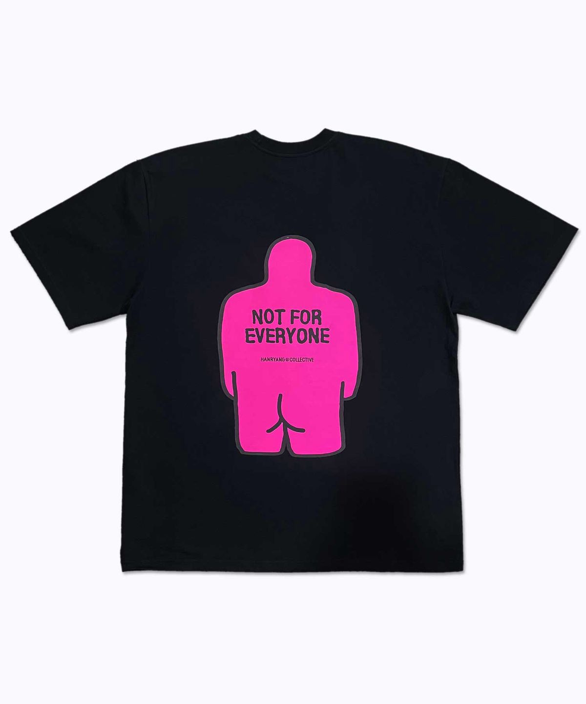 한량 컬렉티브(HANRYANG COLLECTIVE) HR PINK BIG ICON TEE BLACK
