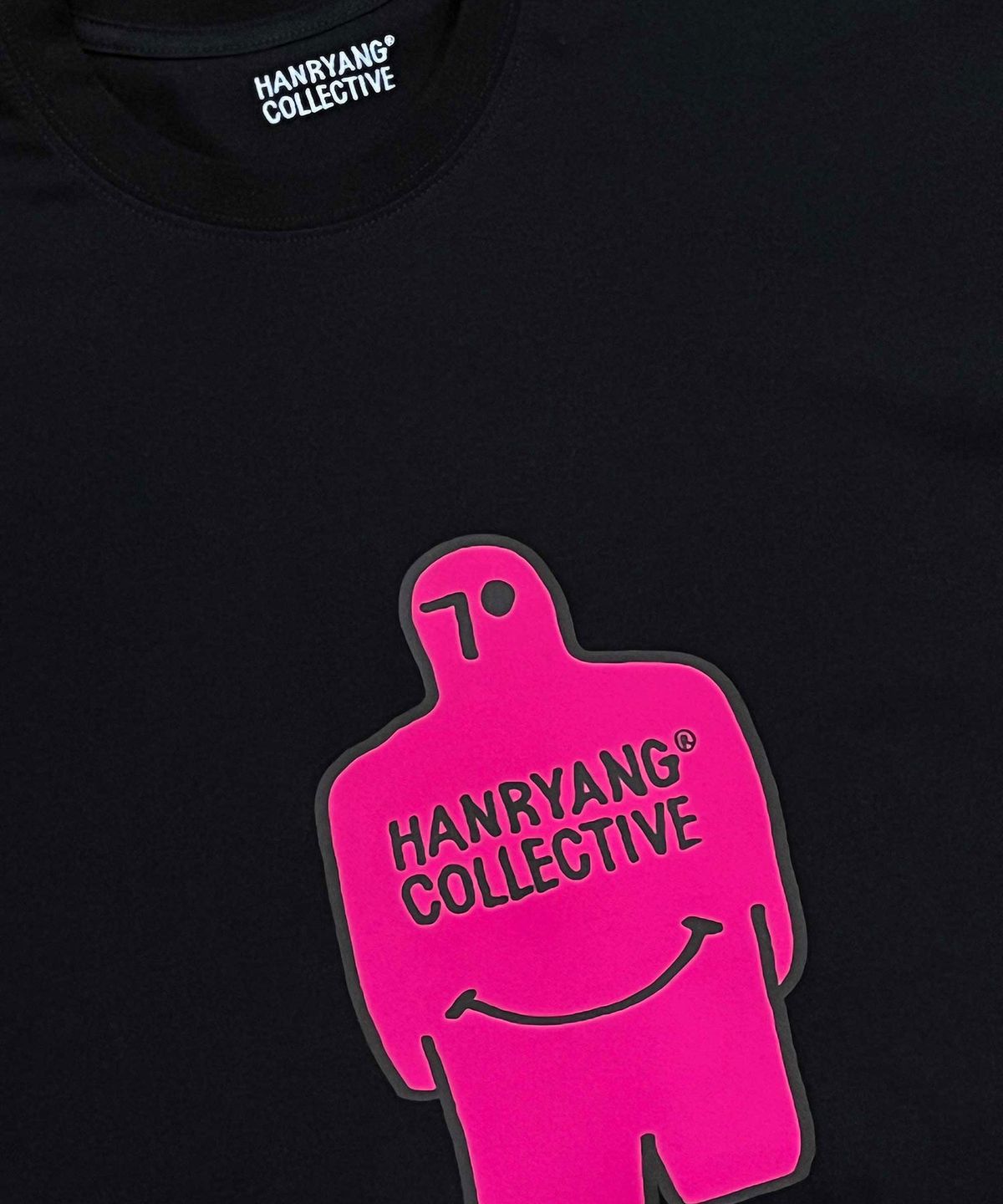 한량 컬렉티브(HANRYANG COLLECTIVE) HR PINK  ICON TEE BLACK